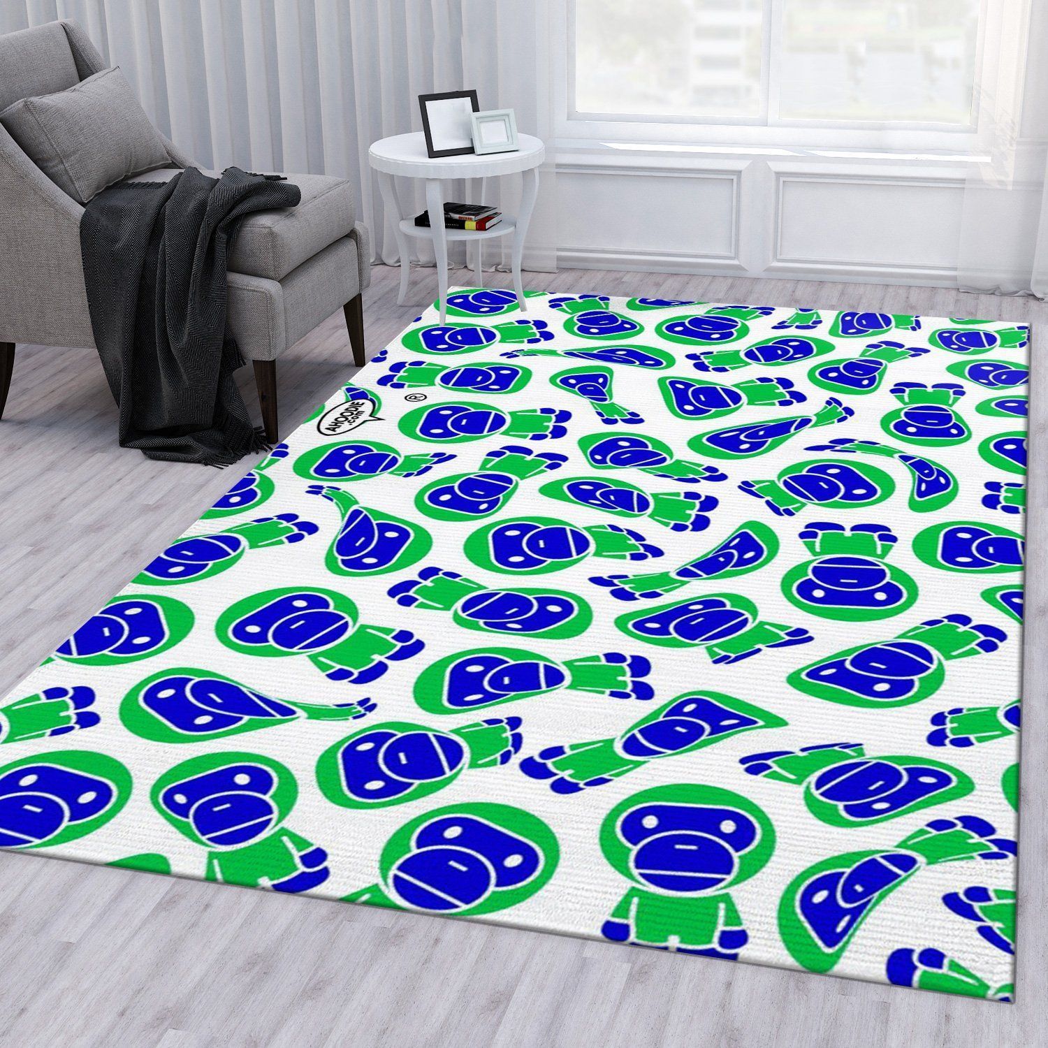 Bape Area Rug Bedroom Rug Family Gift US Decor - Indoor Outdoor Rugs