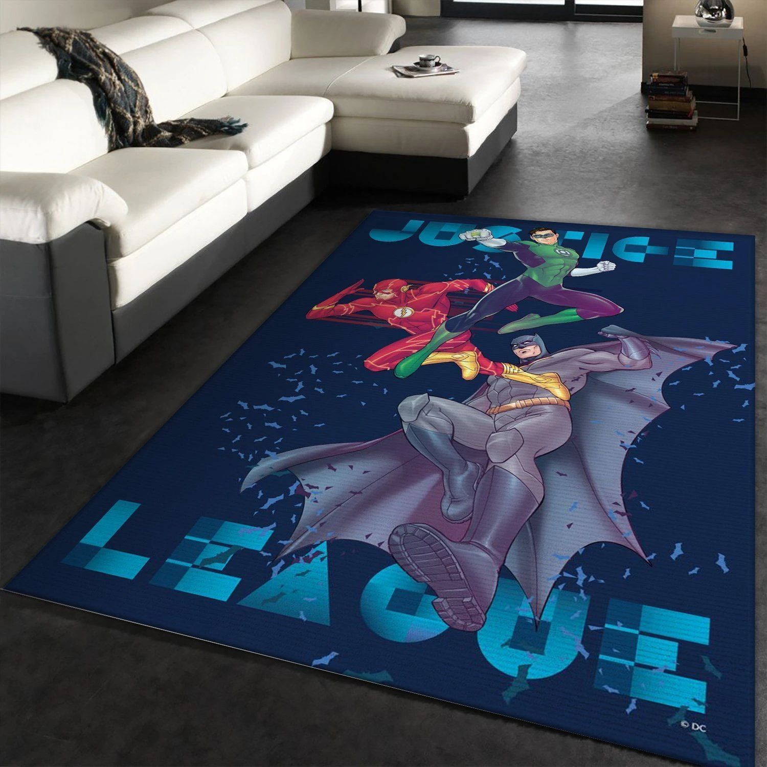 Justice League Justice League Area Rug, Living Room Rug, Family Gift US Decor - Indoor Outdoor Rugs