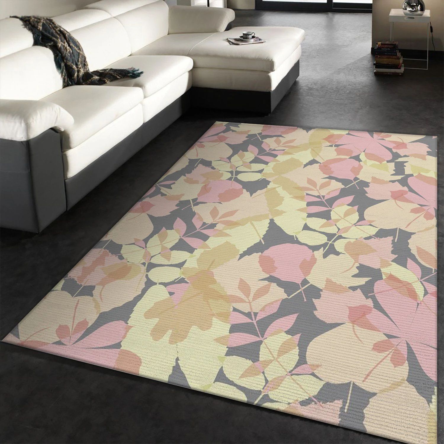 Autumn Leaves Pattern 2 Area Rug Carpet, Kitchen Rug, Family Gift US Decor - Indoor Outdoor Rugs