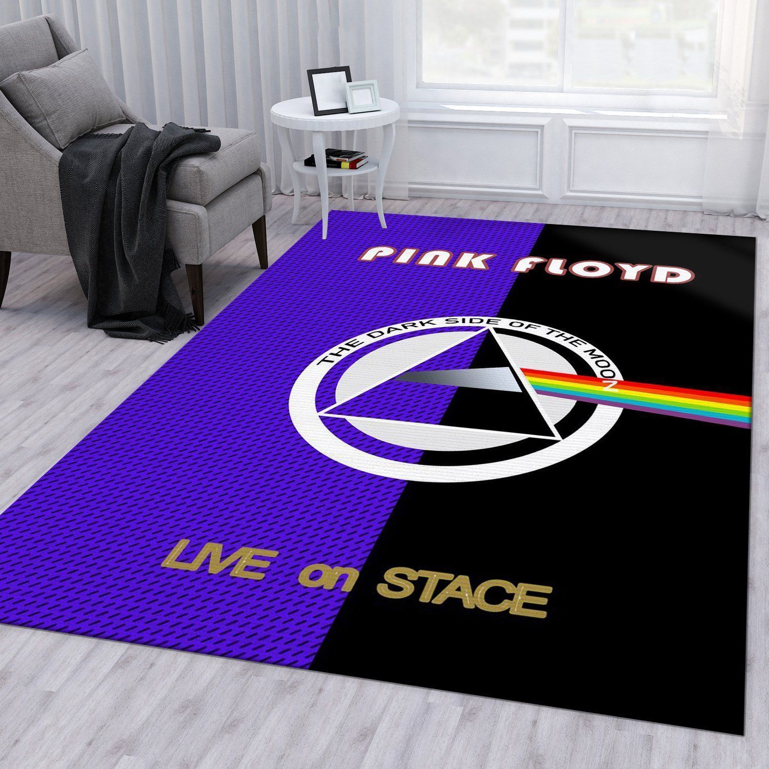 Pink Floyd Area Rug For Gift Bedroom Rug US Gift Decor - Indoor Outdoor Rugs