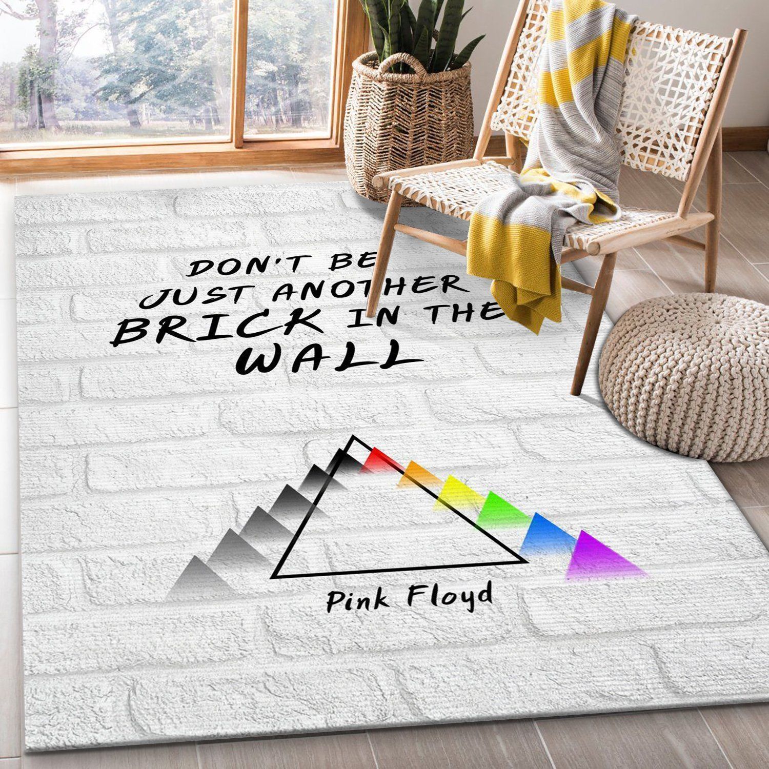 Pink Floyd Poster Area Rug For Gift Living Room Rug Home US Decor - Indoor Outdoor Rugs