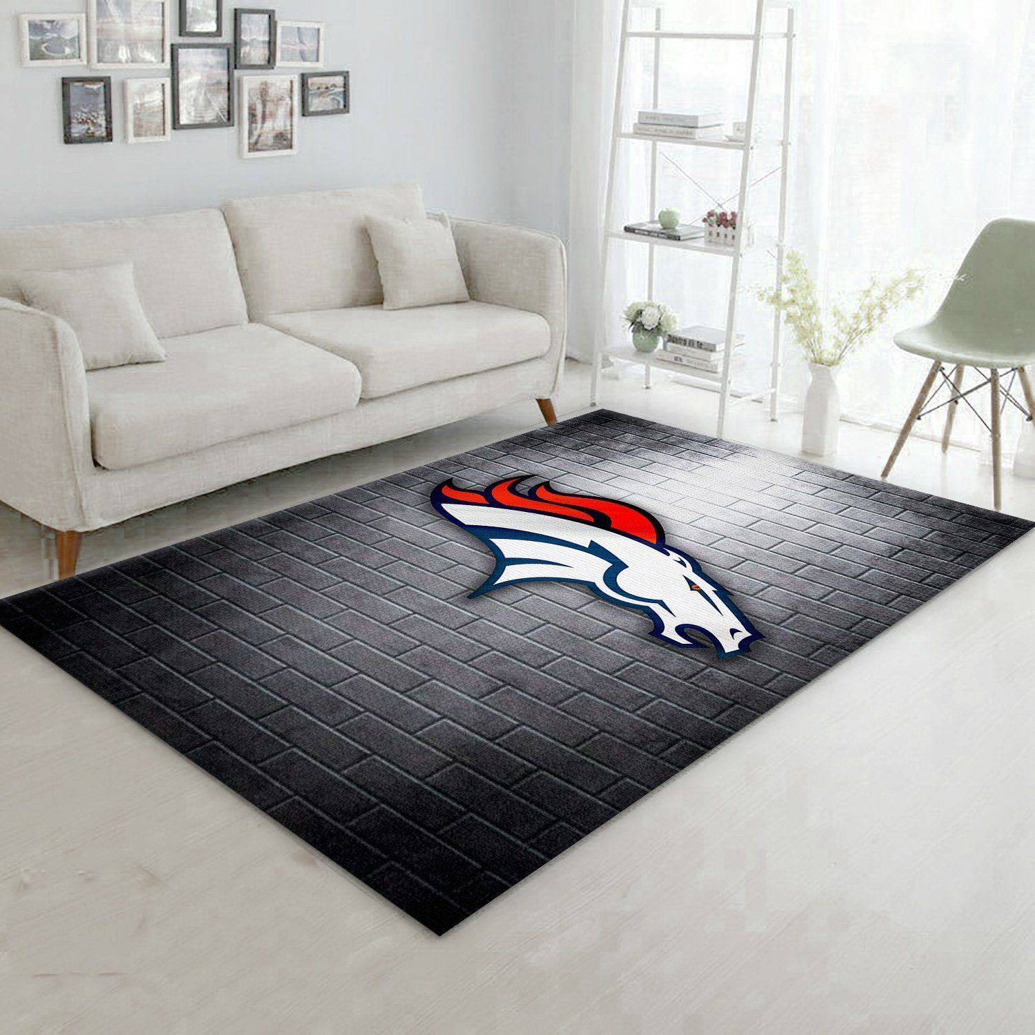 Denver Broncos Nfl Rug Living Room Rug Christmas Gift US Decor - Indoor Outdoor Rugs