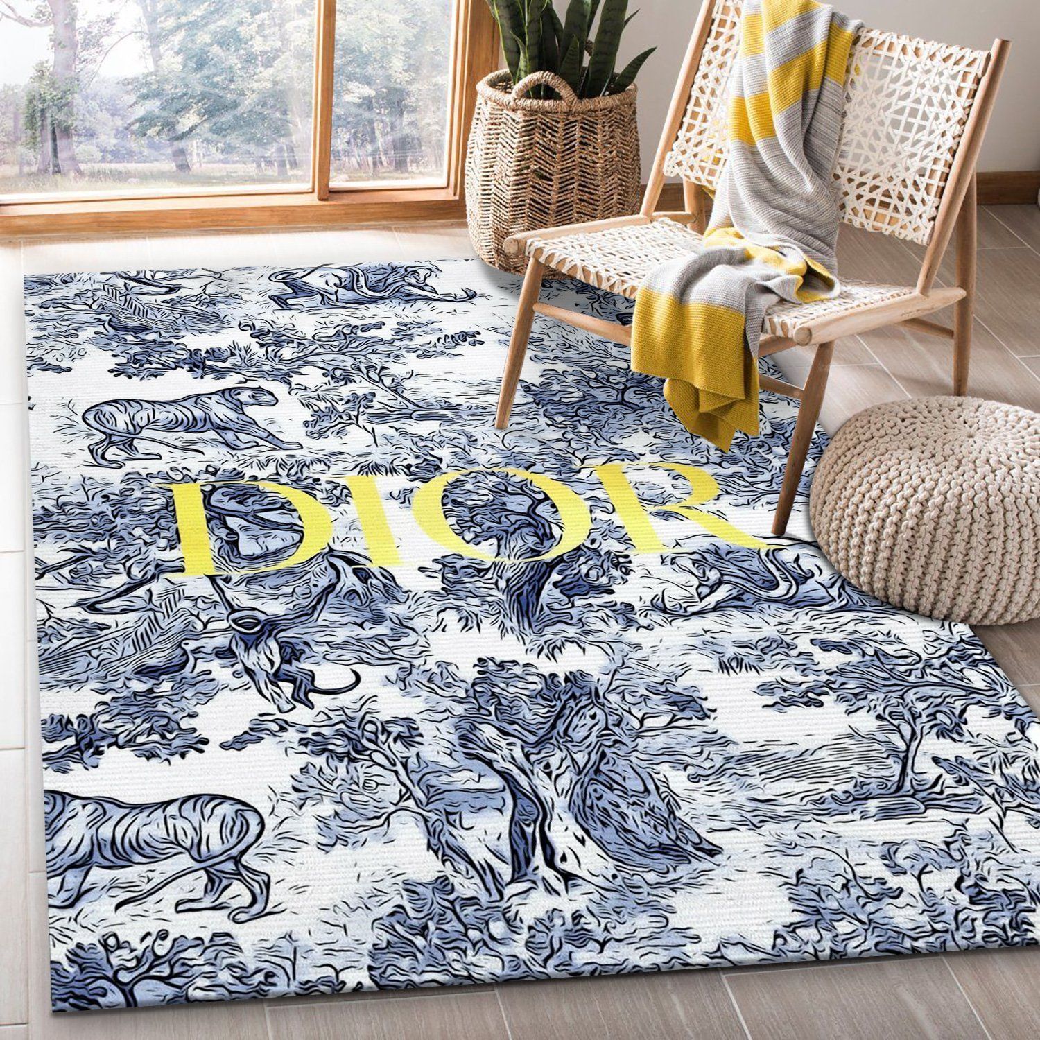 Dior Rug Fashion Brand Rug Home Decor Floor Decor - Indoor Outdoor Rugs