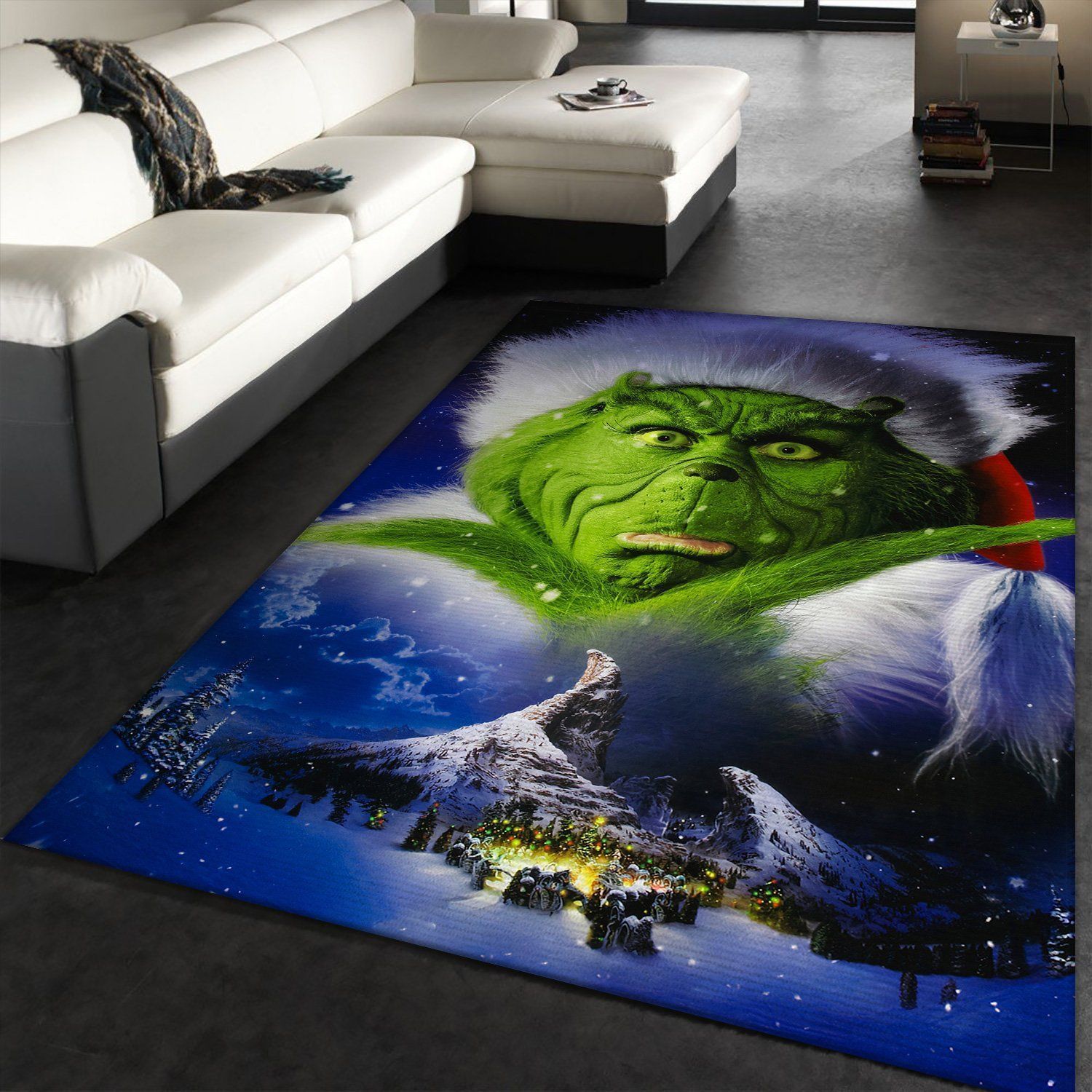 The Grinch Area Rugs Living Room Carpet Christmas Gift Floor Decor The US Decor - Indoor Outdoor Rugs