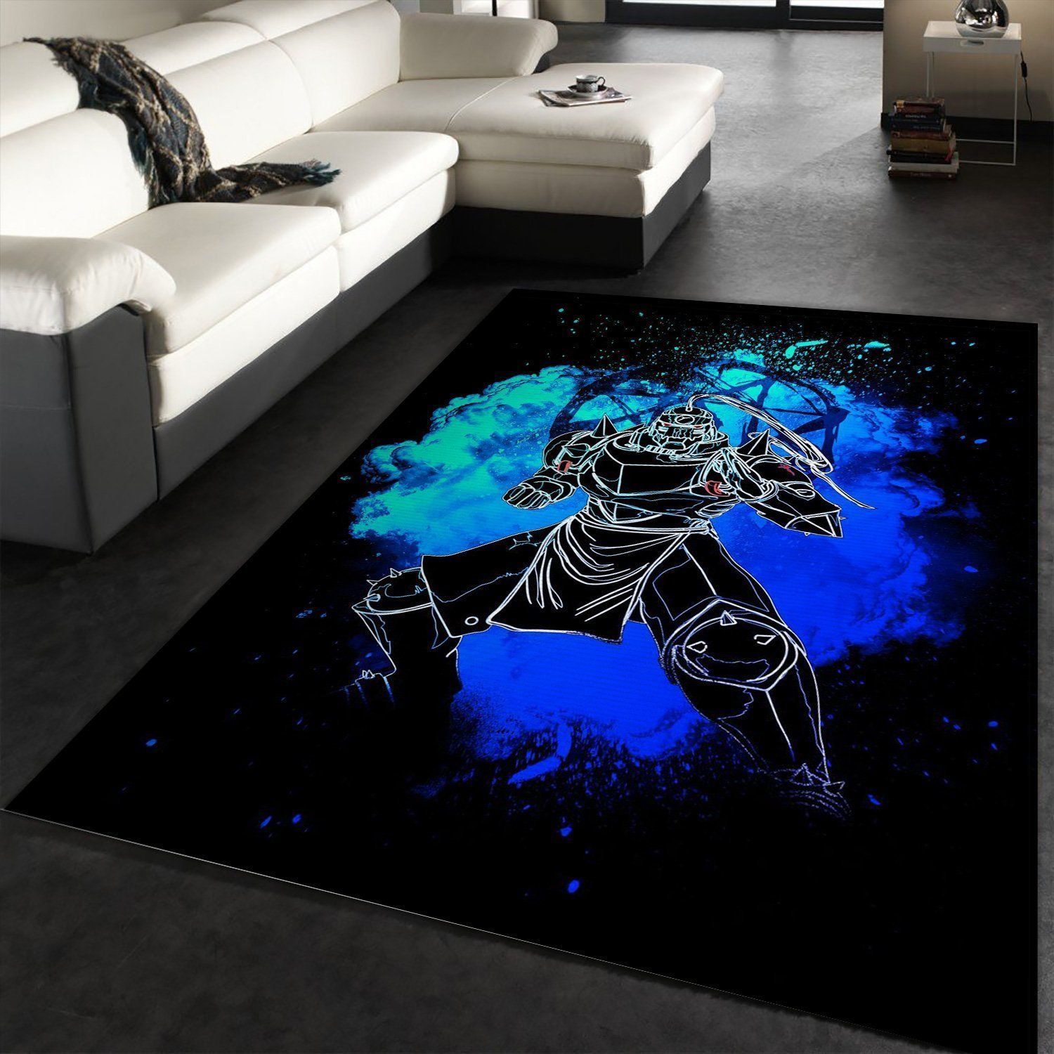 Armored Alchemist Soul Manga Hero Area Rug, Living Room Rug, Home US Decor - Indoor Outdoor Rugs