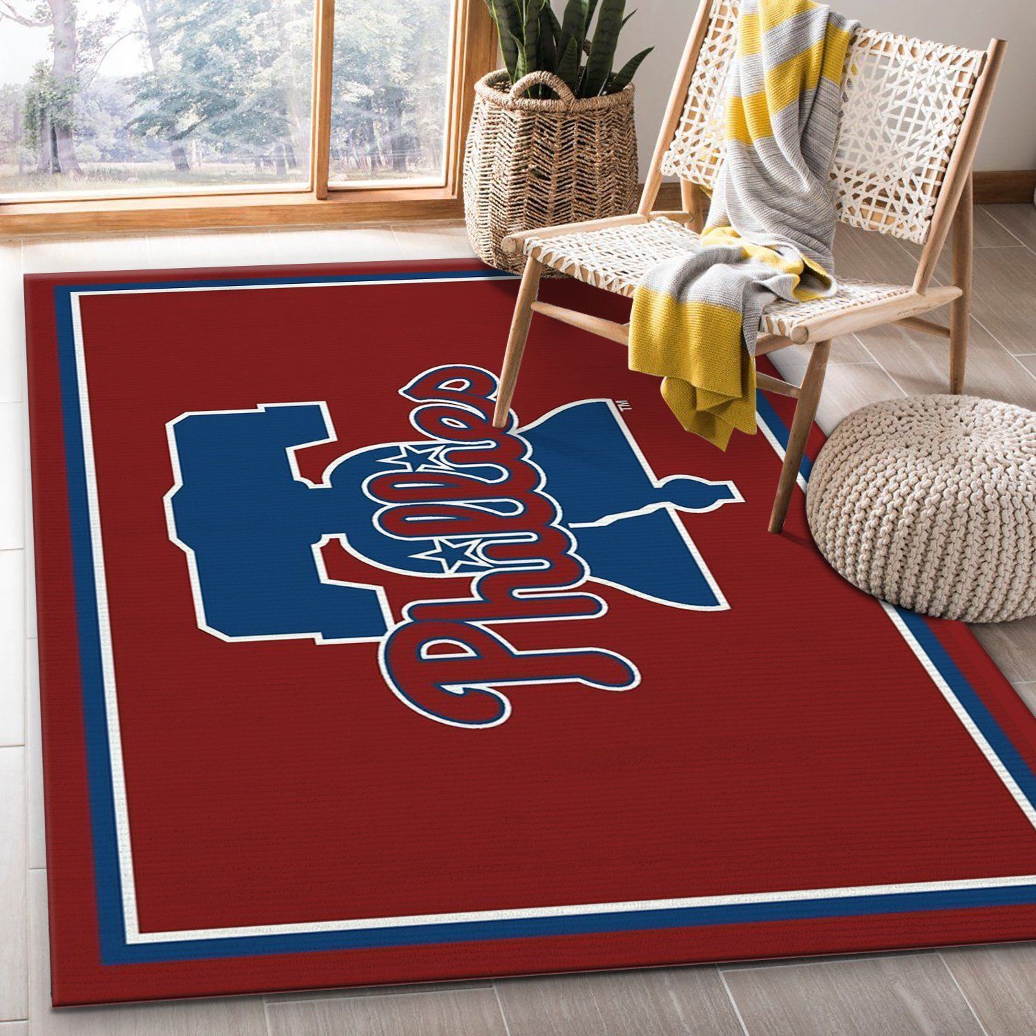 Philadelphia Phillies Imperial Spirit Rug Area Rug For Christmas, Living Room Rug, Family Gift US Decor - Indoor Outdoor Rugs