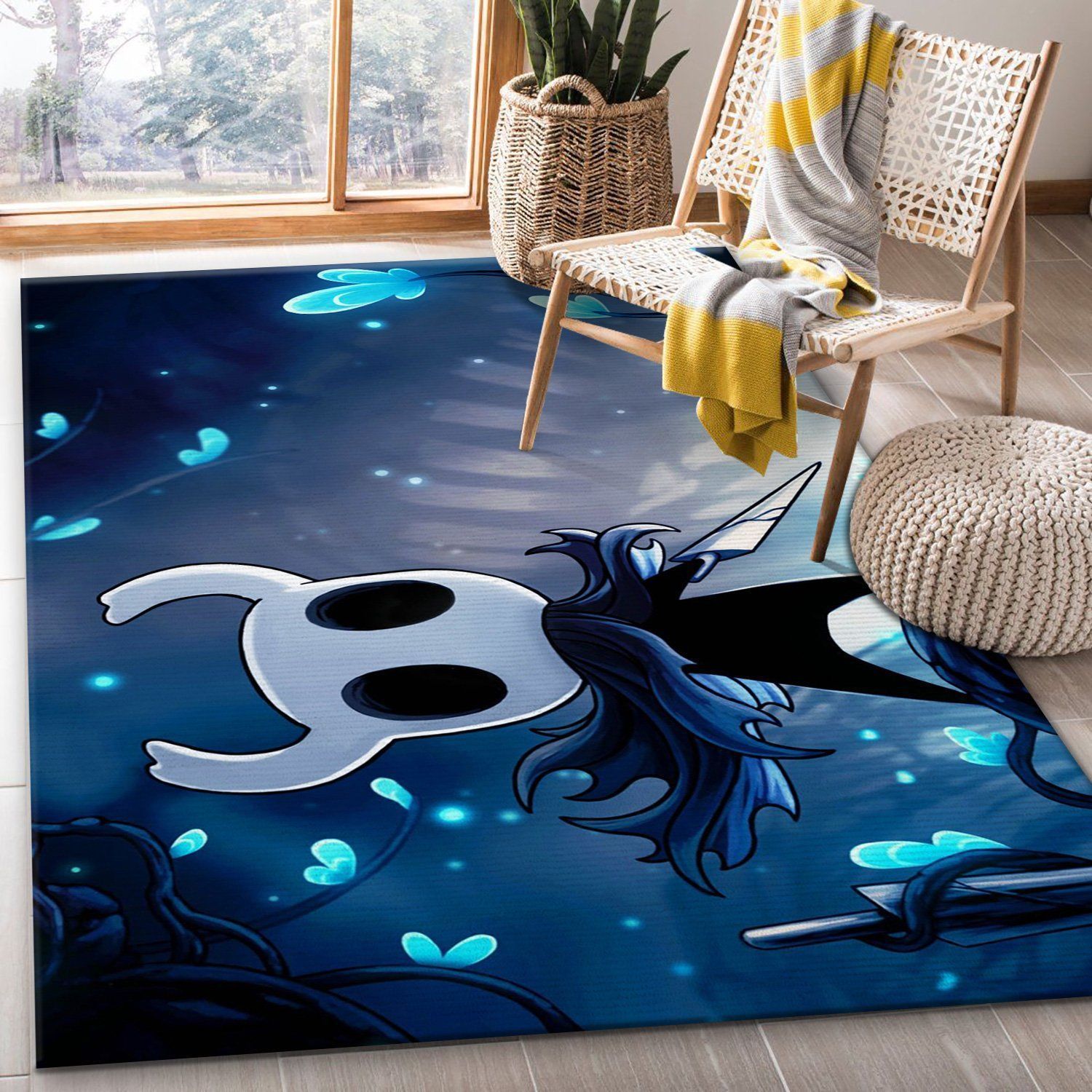 Hollow Knight Ver9 Gaming Area Rug Bedroom Rug Home US Decor - Indoor Outdoor Rugs