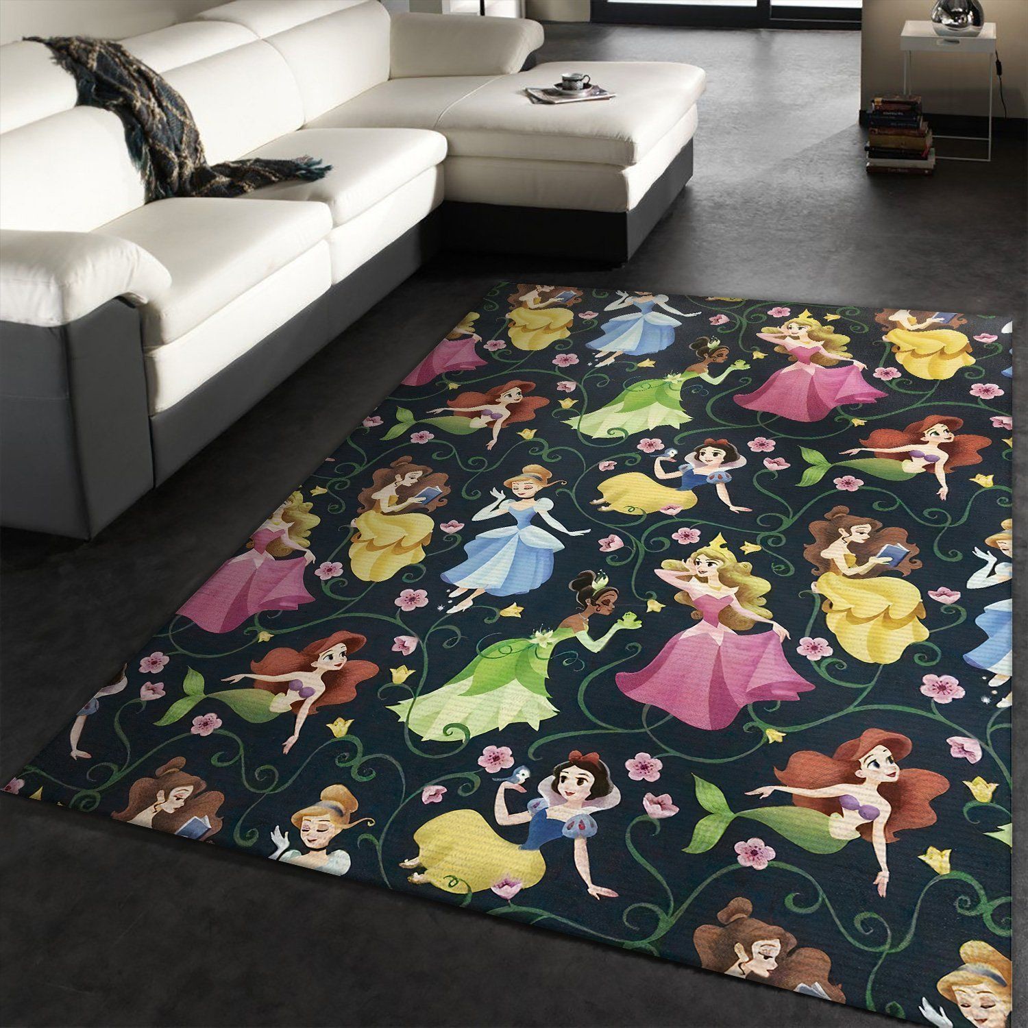 Disney Princess Disney Movies Area Rugs Living Room Carpet Floor Decor The US Decor - Indoor Outdoor Rugs