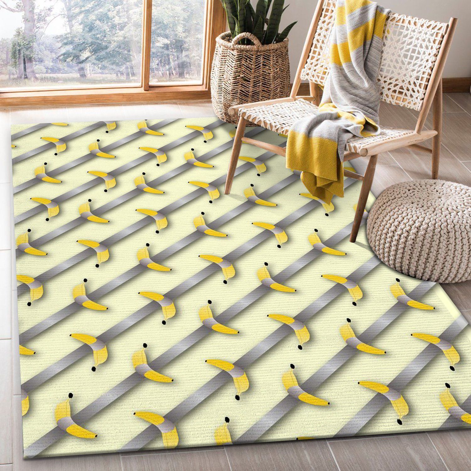 Banana Duct Tape Area Rug Carpet, Gift for fans, Family Gift US Decor - Indoor Outdoor Rugs