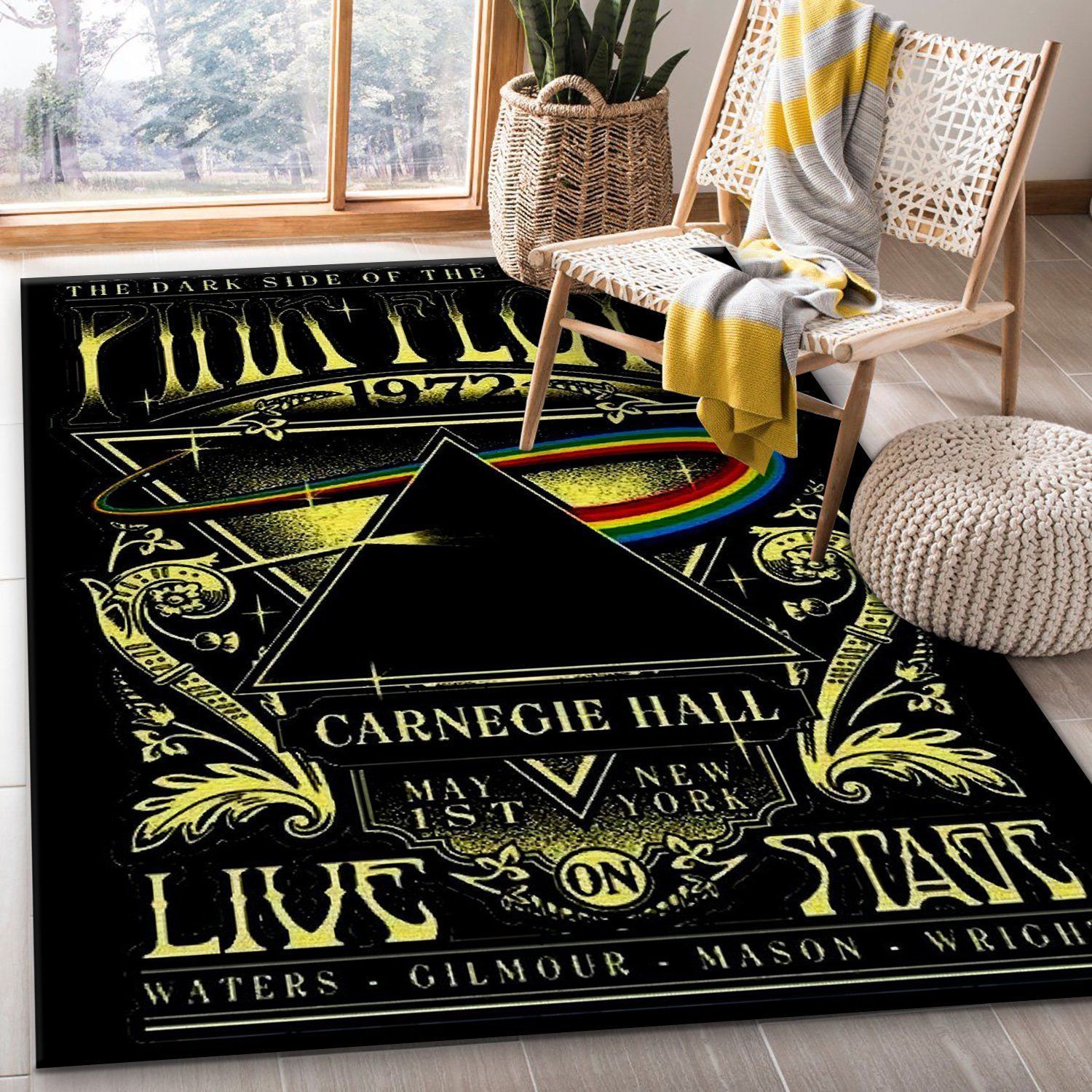 Pink Floyd Rug Bedroom Rug Home US Decor - Indoor Outdoor Rugs