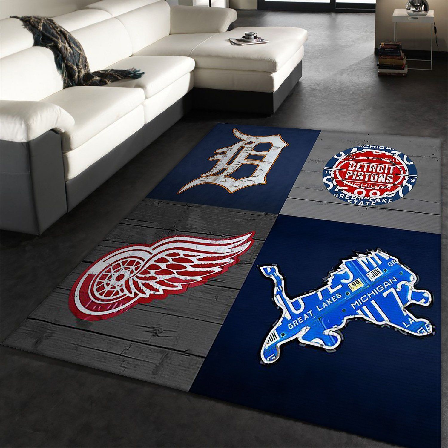 Detroit Tigers Area Rugs Detroit Pistons Area Rug Detroit Red Wings Area Rug - Indoor Outdoor Rugs