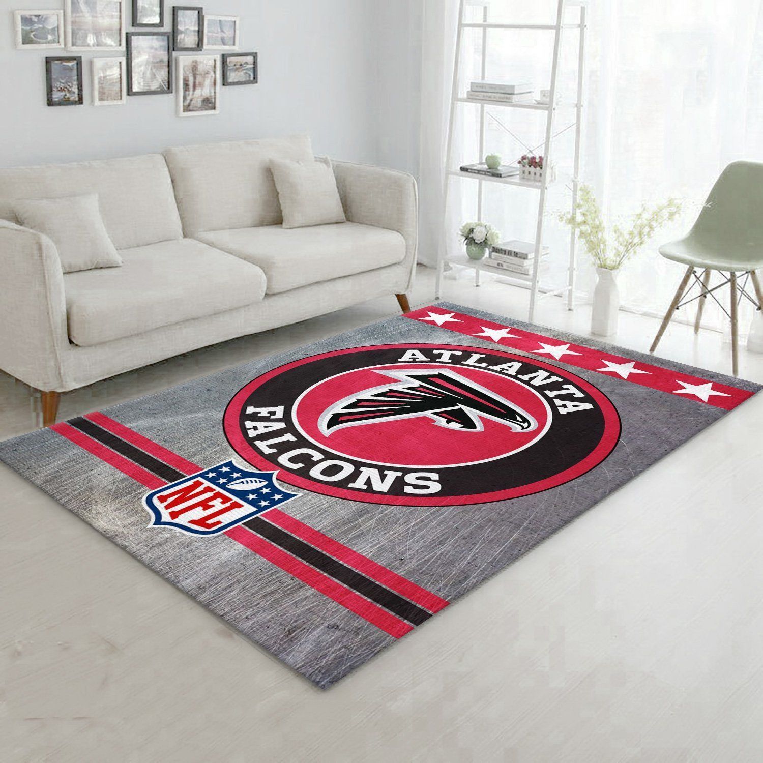 Atlanta Falcons Nfl Rug Bedroom Rug Christmas Gift US Decor - Indoor Outdoor Rugs