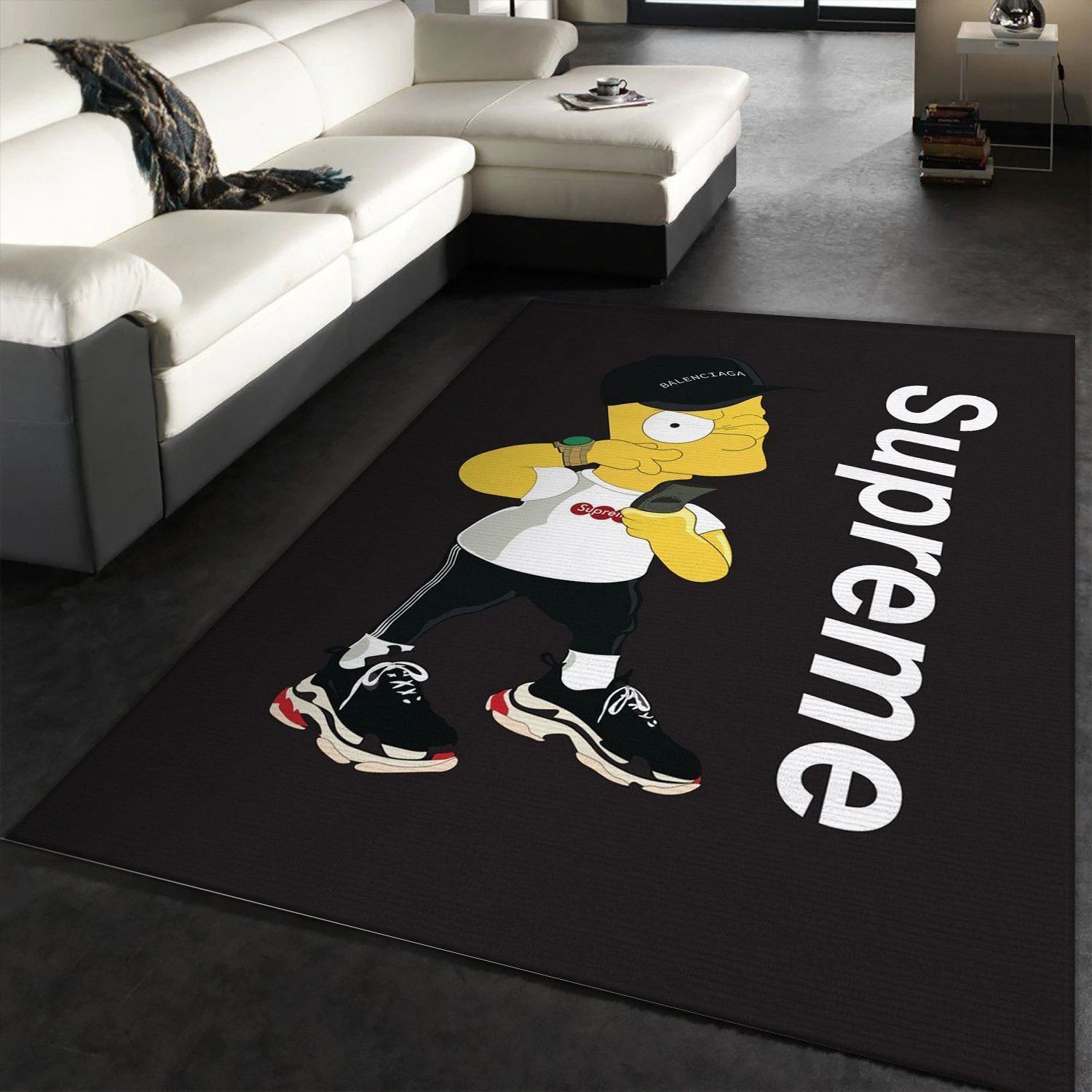 Custom Bart Simpson Area Rugs Bedroom Rug Christmas Gift US Decor - Indoor Outdoor Rugs