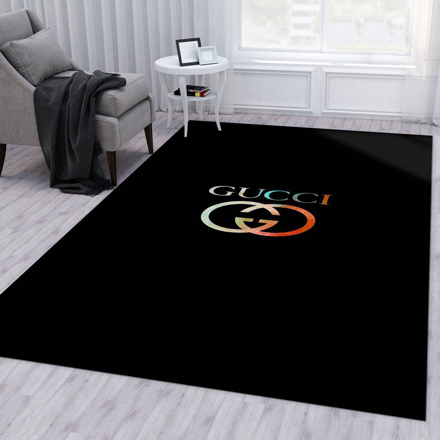 Gucci Area Rug For Christmas Bedroom Rug Home Decor Floor Decor - Indoor Outdoor Rugs