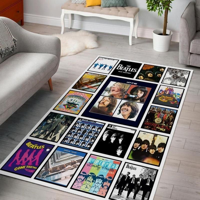 The Beatles Living Rooms Music Band Area Rugs, Living room and bedroom Rug, Floor Decor - Indoor Outdoor Rugs