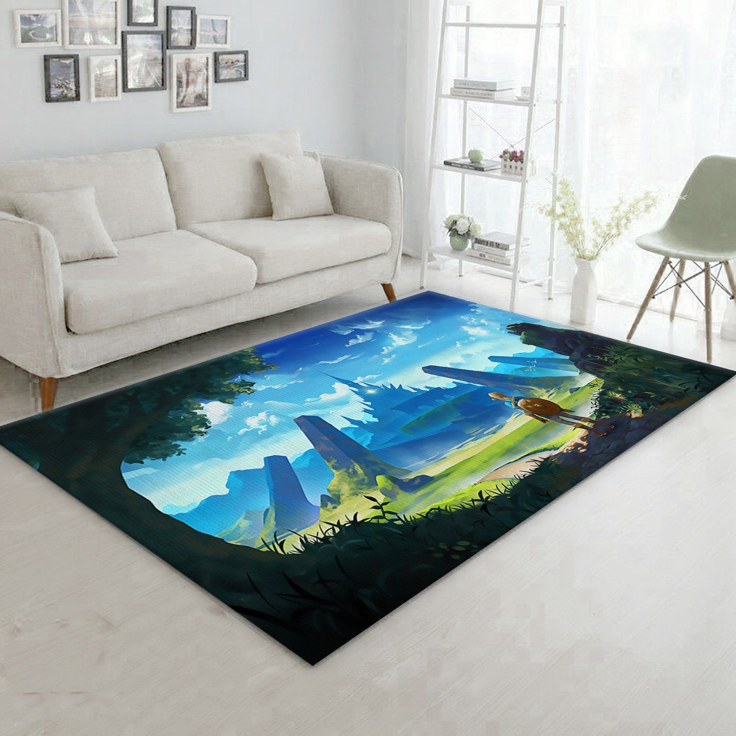 The Legend Of Zelda Breath Of The Wild V4 Area Rug For Christmas Bedroom Rug Christmas Gift US Decor - Indoor Outdoor Rugs