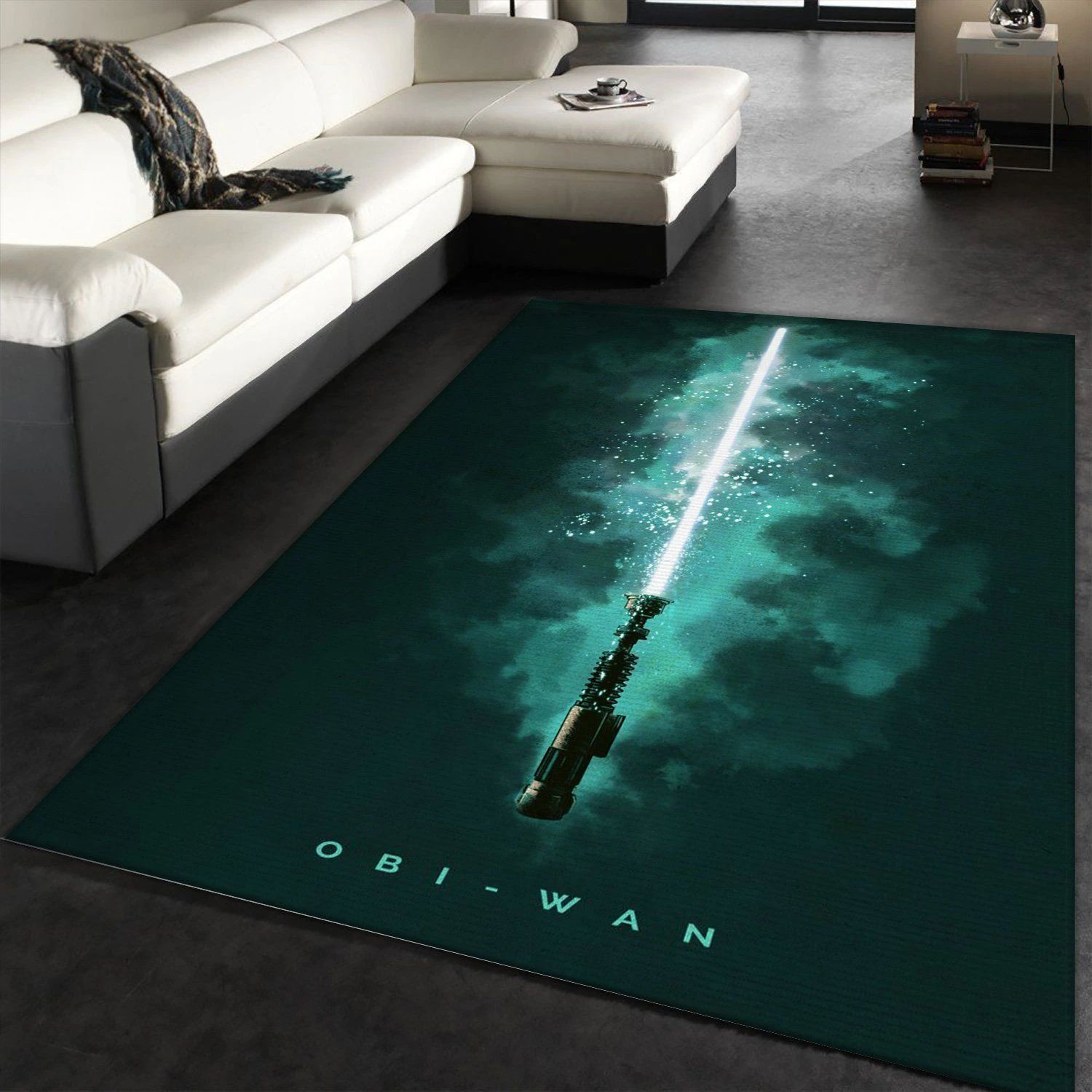 Obi Wan Star Wars Movie Rug Star Wars Lightsabers Rug US Gift Decor - Indoor Outdoor Rugs