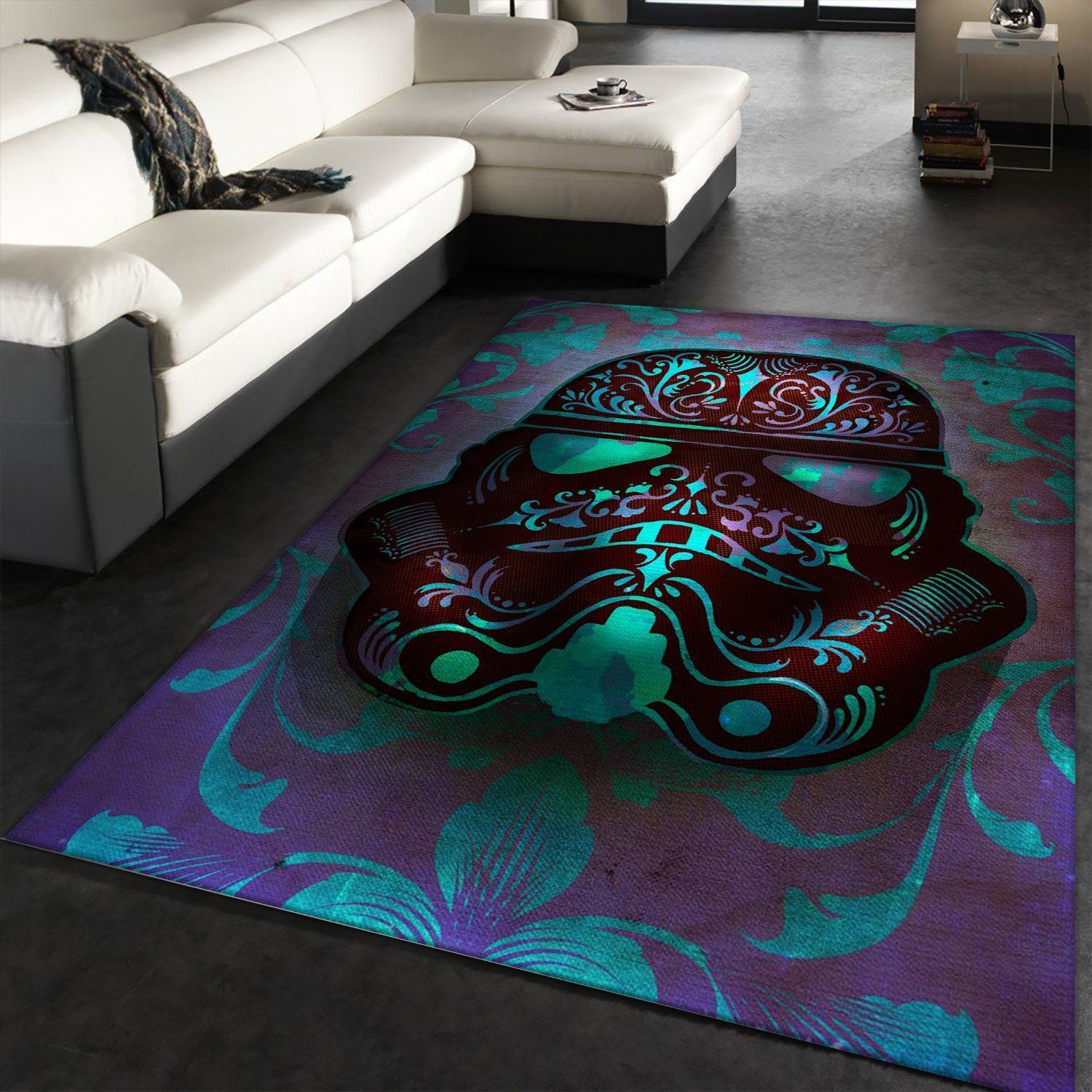 Fluid Star War Area Rug, Living Room Rug, Family Gift US Decor - Indoor Outdoor Rugs