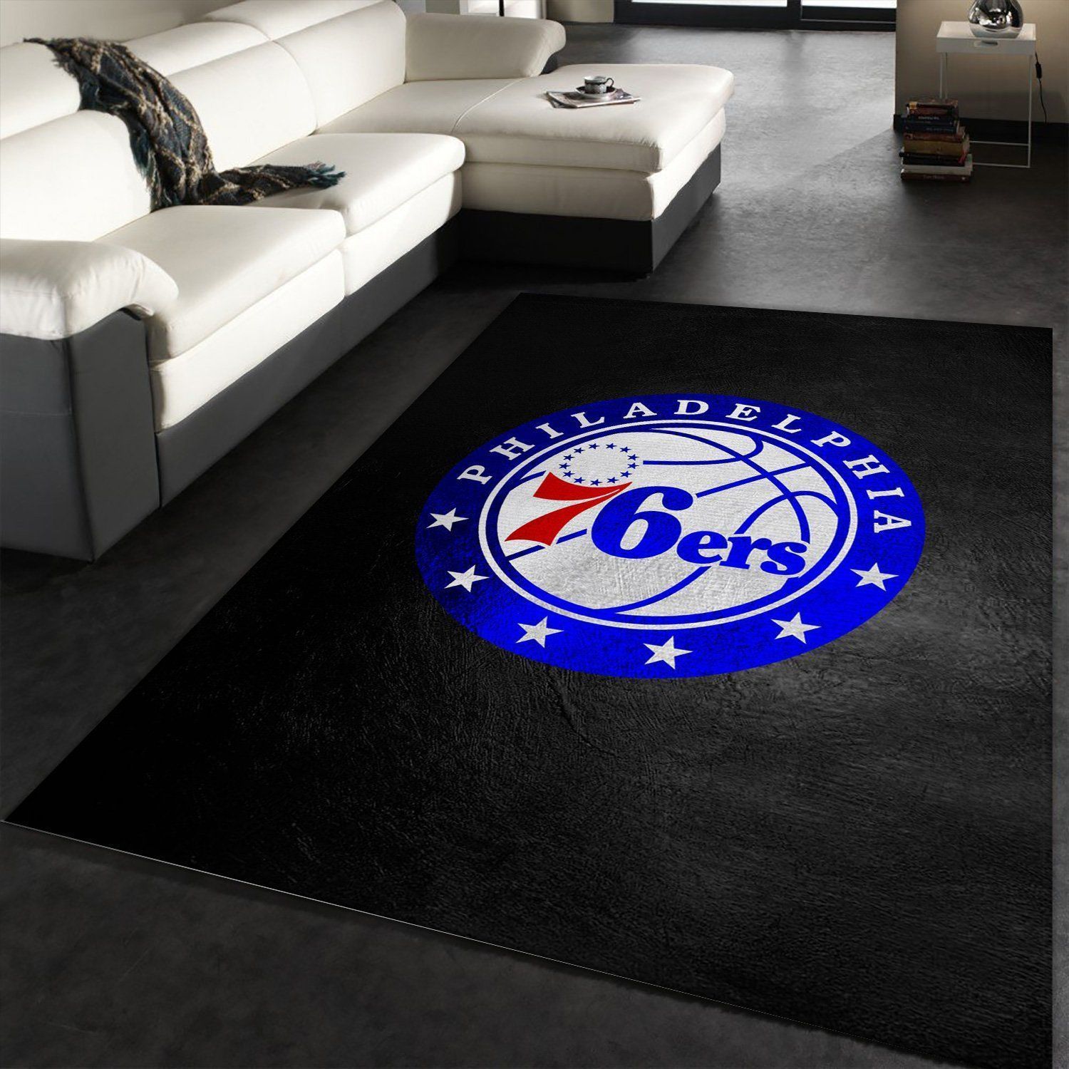 Philadelphia 76ers Sixers Area Rug For Christmas, Bedroom, Home US Decor - Indoor Outdoor Rugs