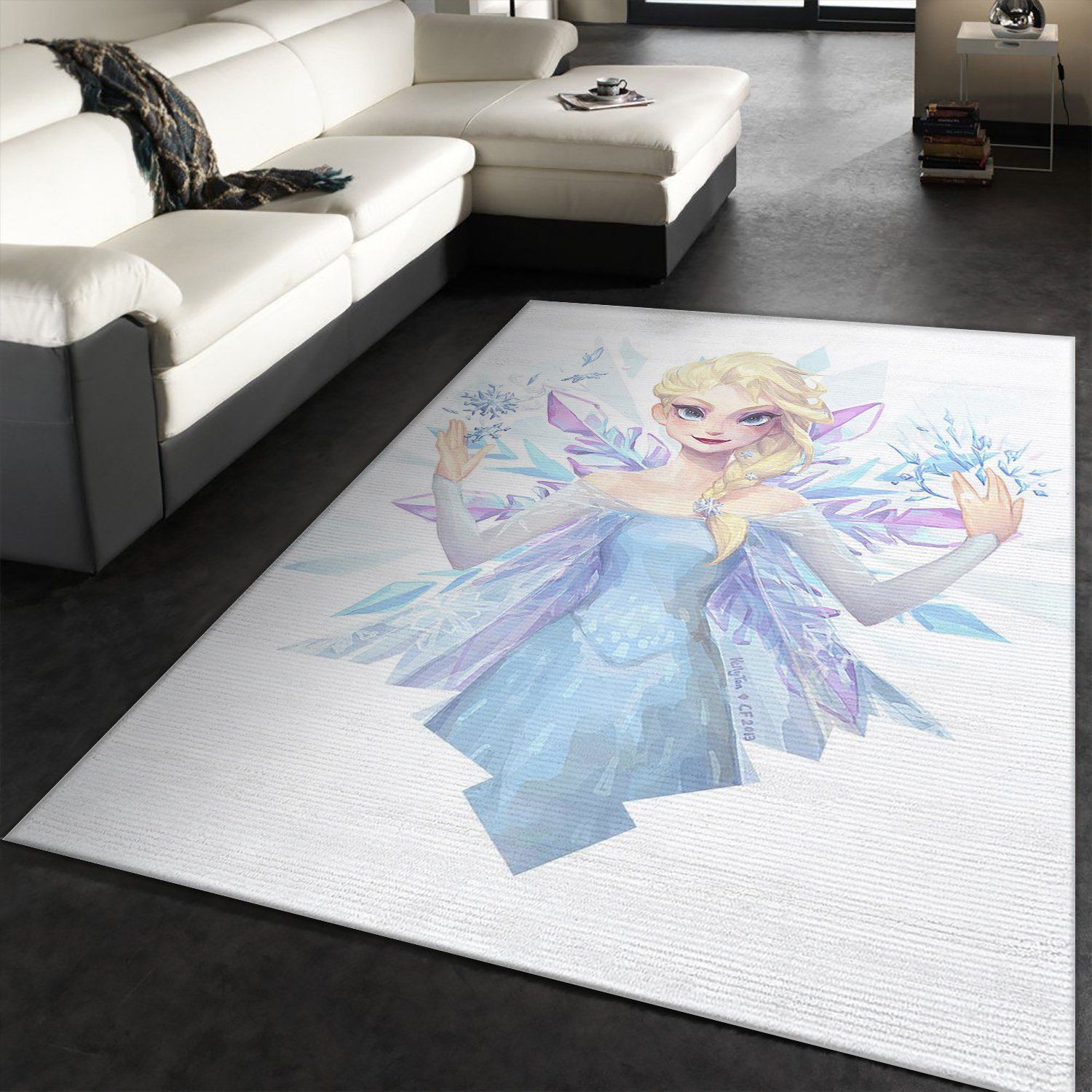 Frozen Area Rugs Living Room Carpet Christmas Gift Floor Decor The US Decor - Indoor Outdoor Rugs