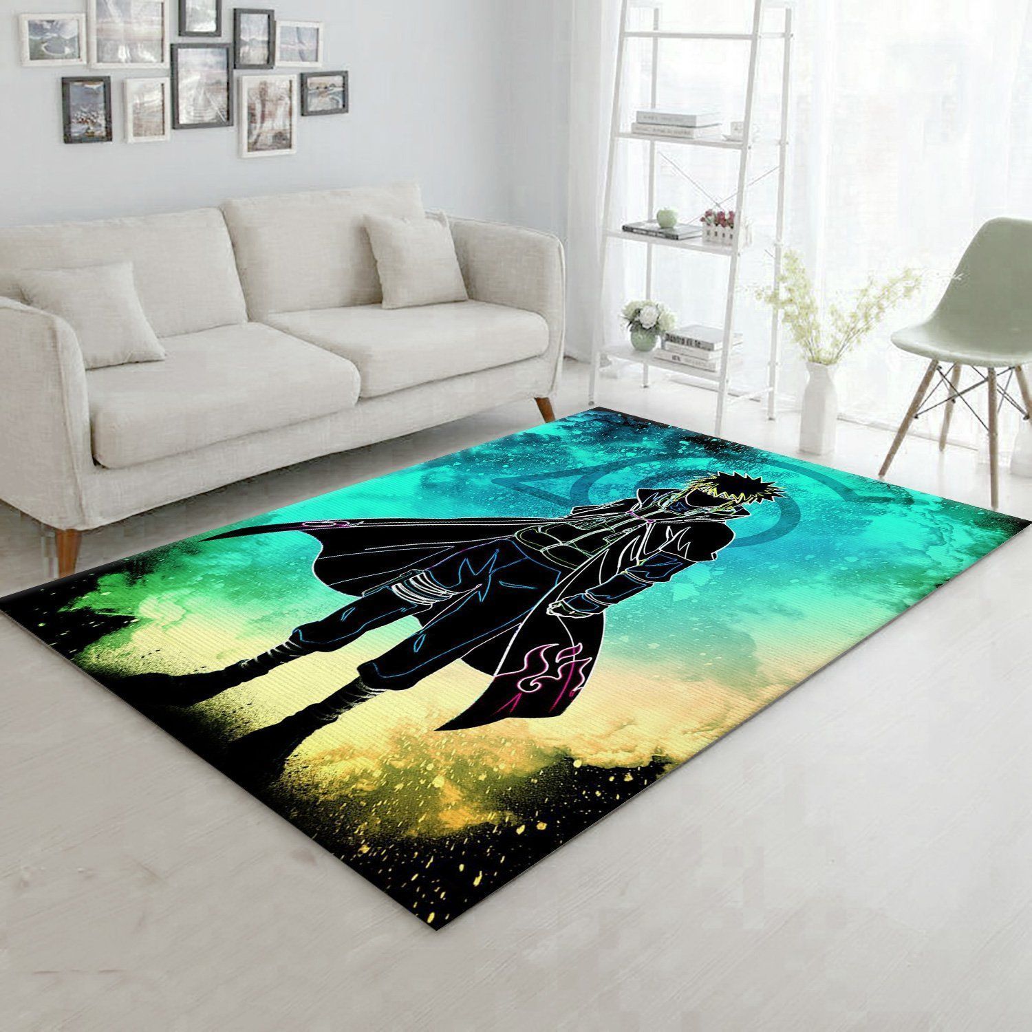 Soul Of The Fastest Ninja Area Rug, Living room and bedroom Rug, US Gift Decor - Indoor Outdoor Rugs