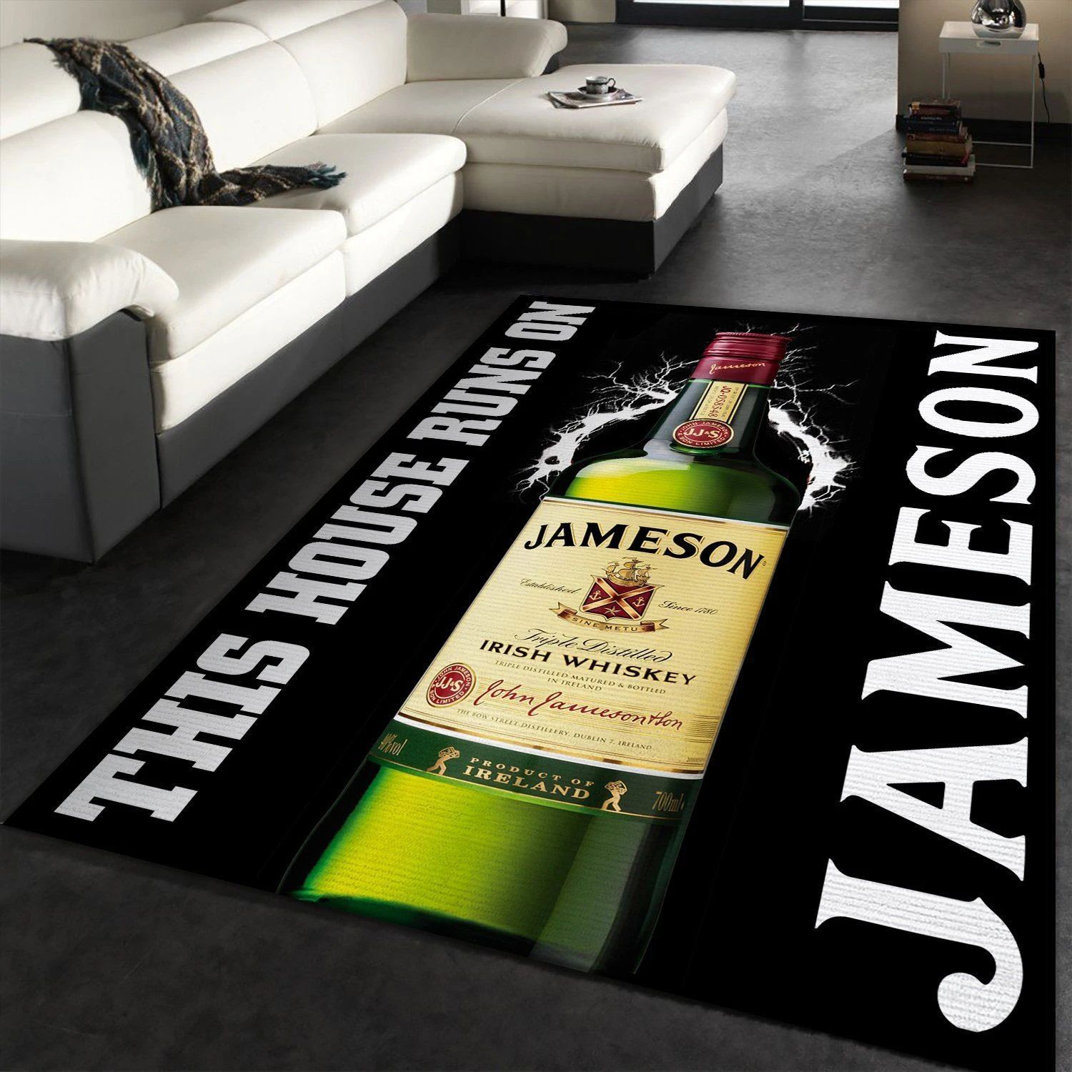 Jameson This House Runs On Area Rugs Living Room Carpet Floor Decor The US Decor - Indoor Outdoor Rugs