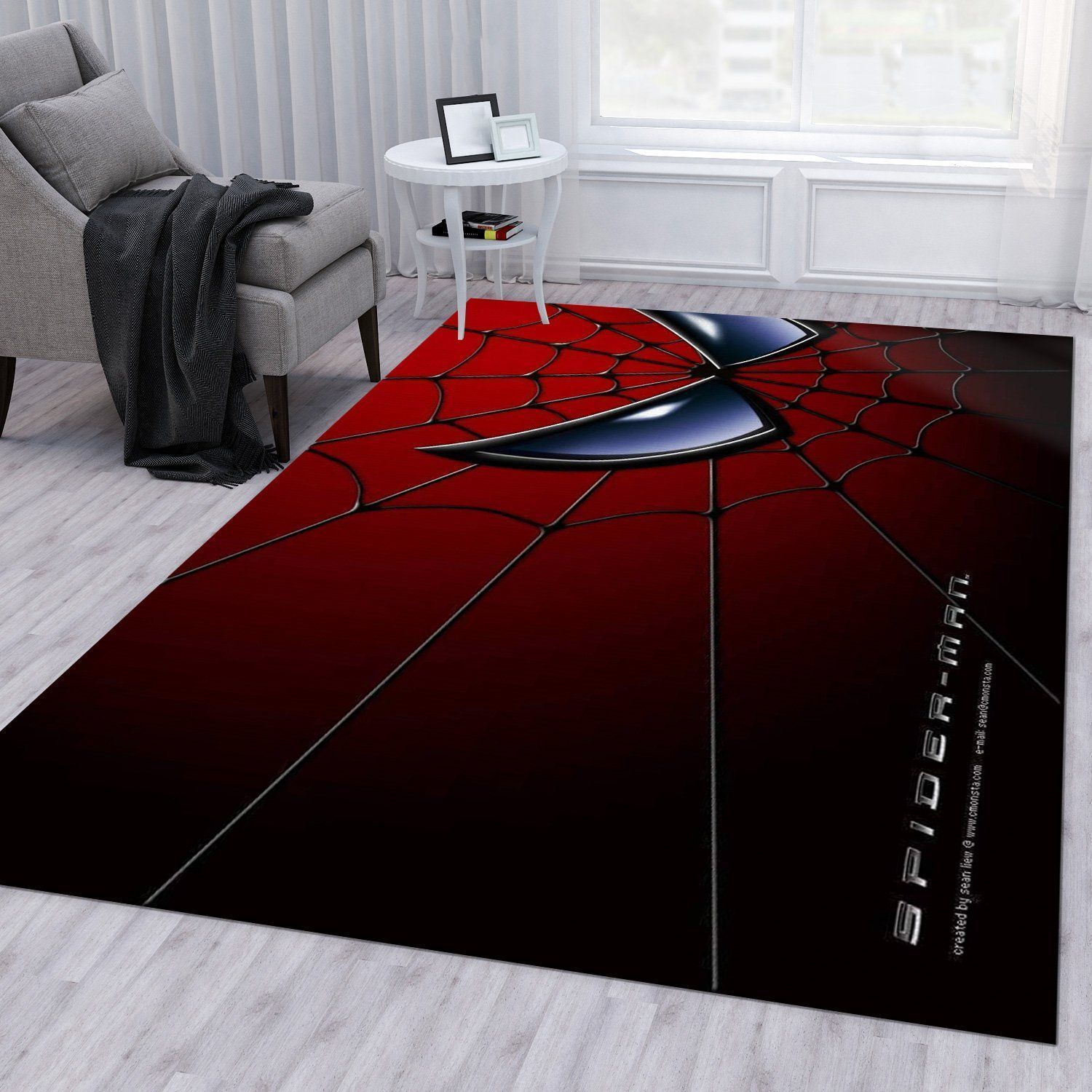 Spiderman Ver2 Movie Area Rug Bedroom Rug Home Decor Floor Decor - Indoor Outdoor Rugs