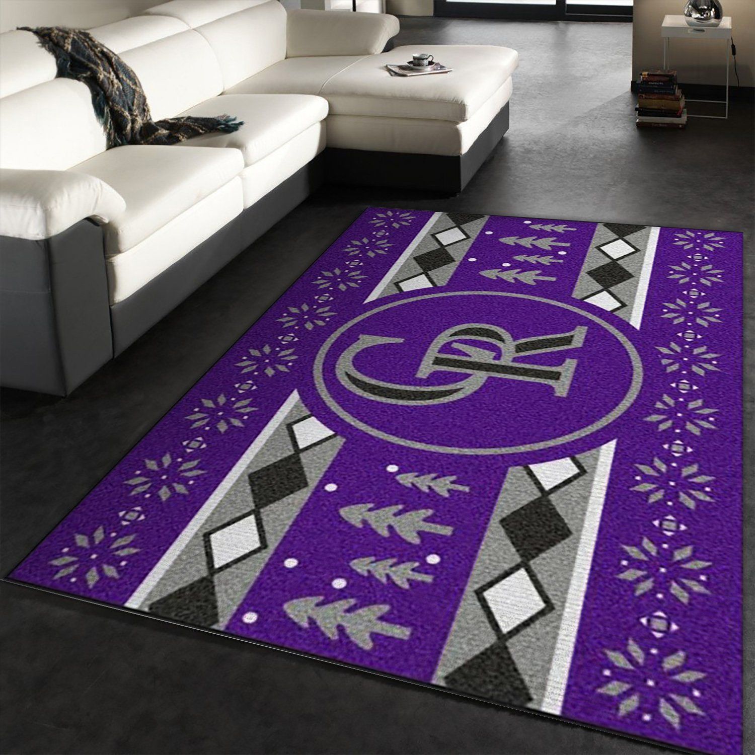 Colorado Rockies Mlb Area Rug Carpet, Kitchen Rug, Home Decor Floor Decor - Indoor Outdoor Rugs