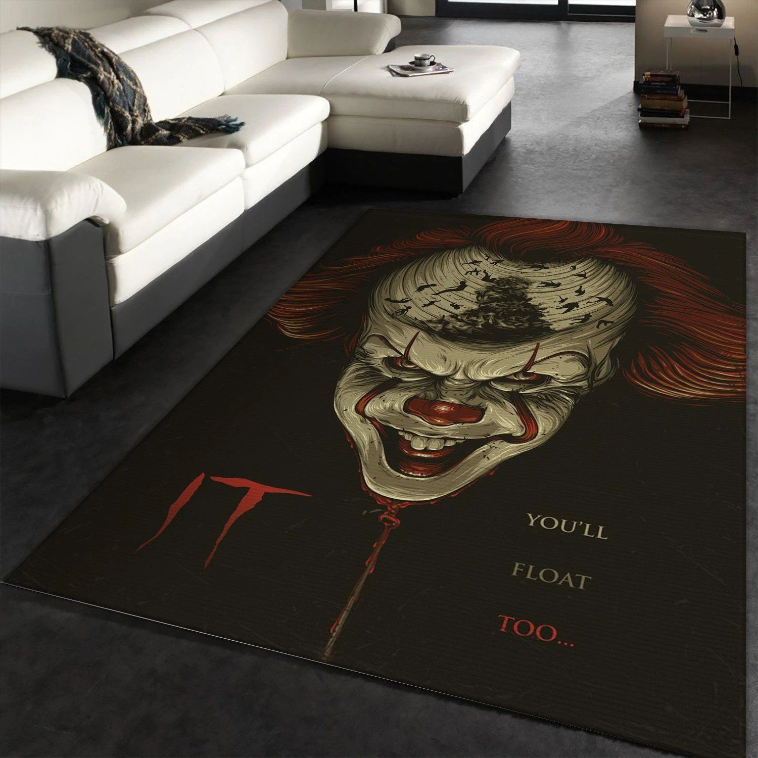 It Alternative Movie Area Rug For Christmas Living Room Rug US Gift Decor - Indoor Outdoor Rugs