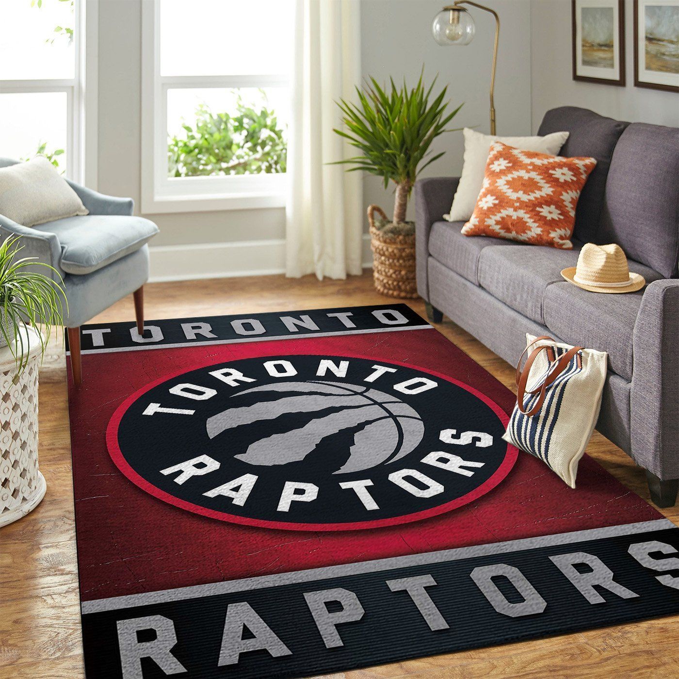 Toronto Raptors Nba Team Logo Style Nice Gift Home Decor Rectangle Area Rug - Indoor Outdoor Rugs