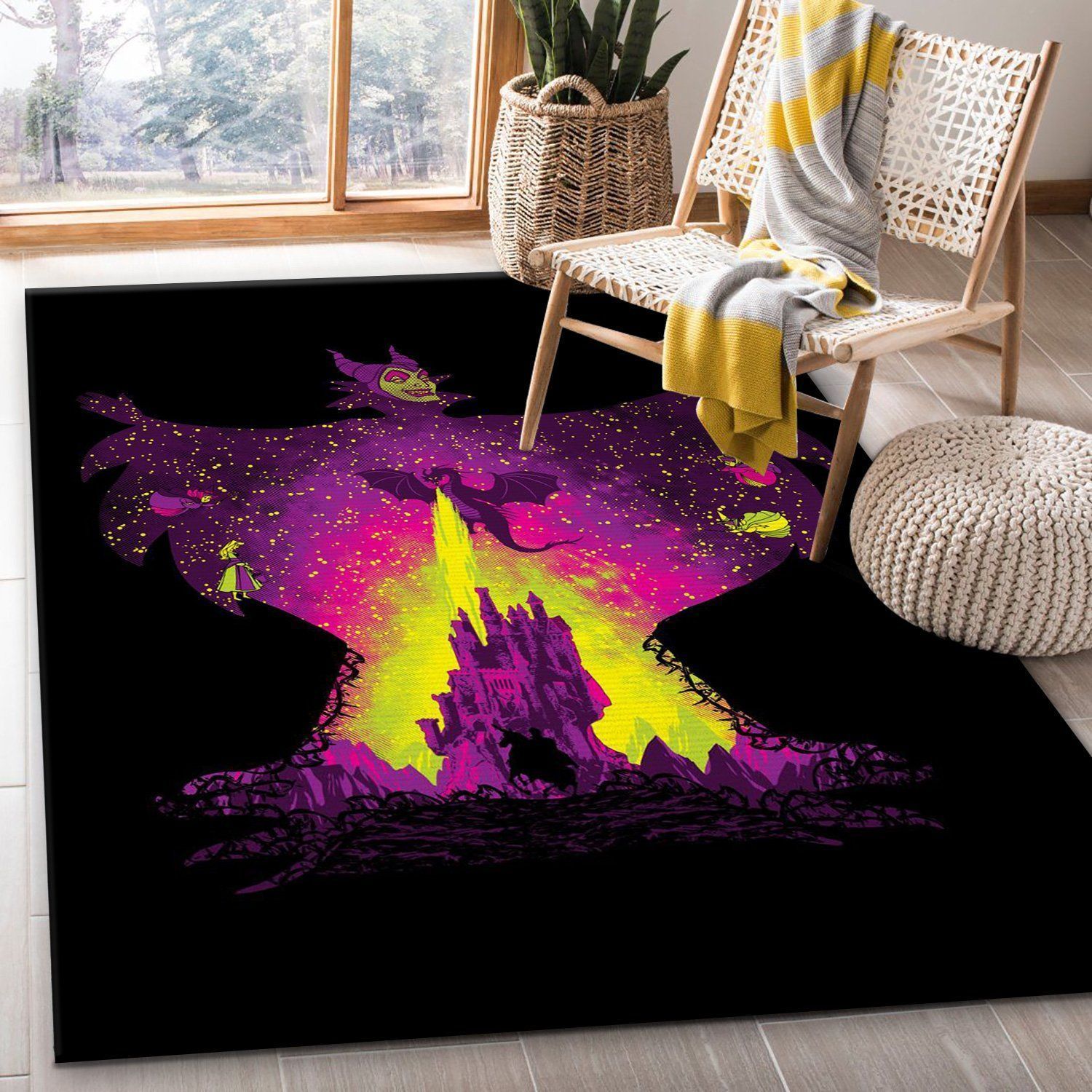 Evil Mistress Area Rug For Christmas, Bedroom, Home Decor Floor Decor - Indoor Outdoor Rugs