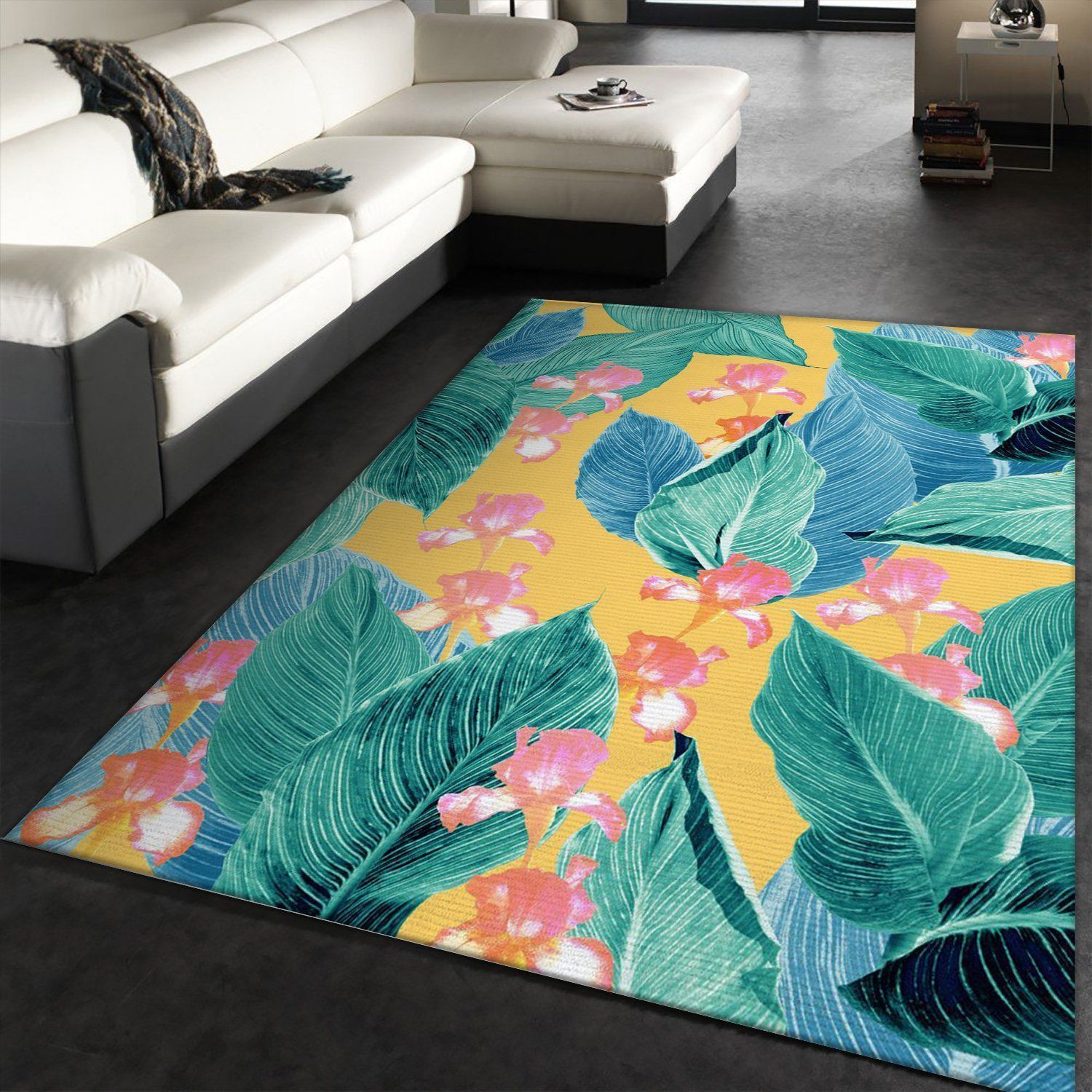 Iris Jungle Dream 1 Area Rug For Christmas, Gift for fans, Home US Decor - Indoor Outdoor Rugs