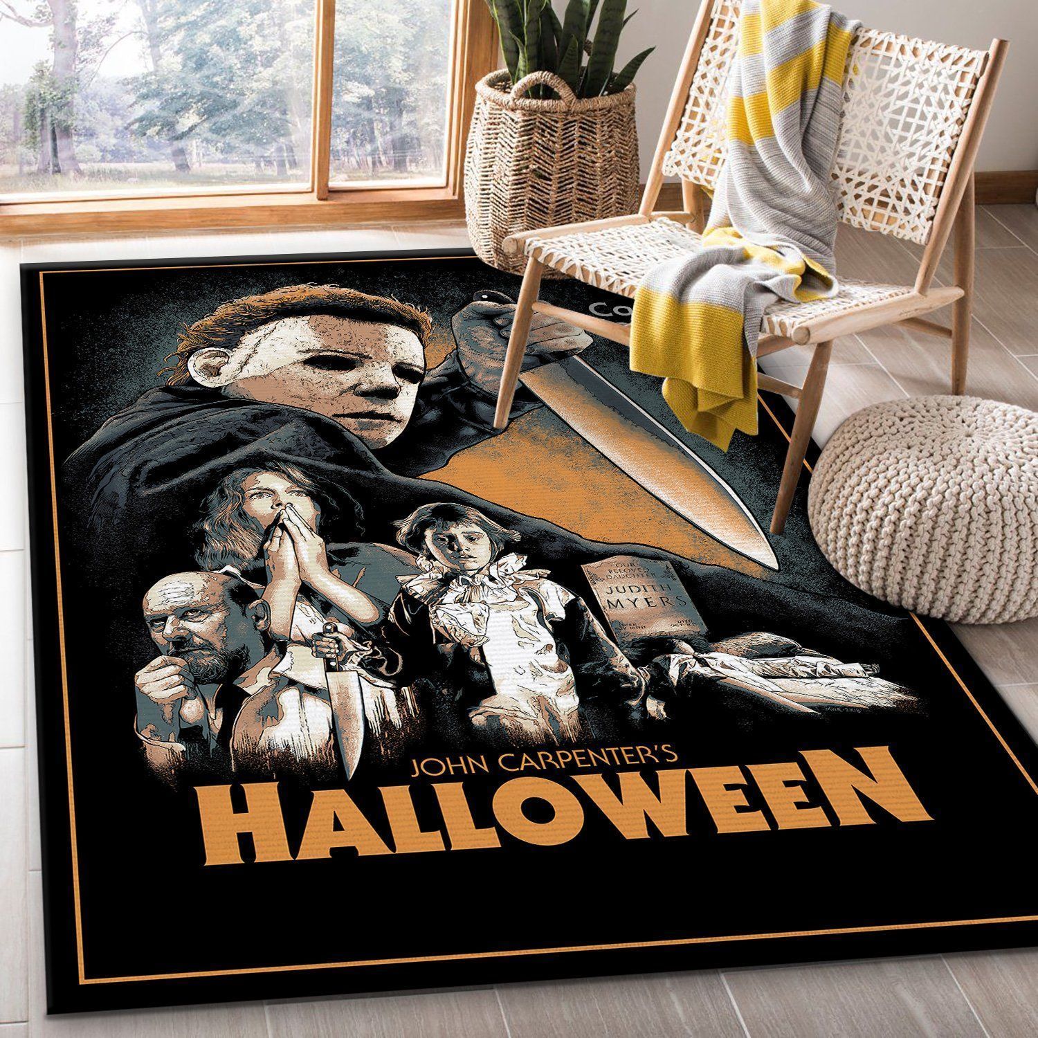 Michael Myers 38 Area Rug Home Decoration Floor Decor The US Decor - Indoor Outdoor Rugs