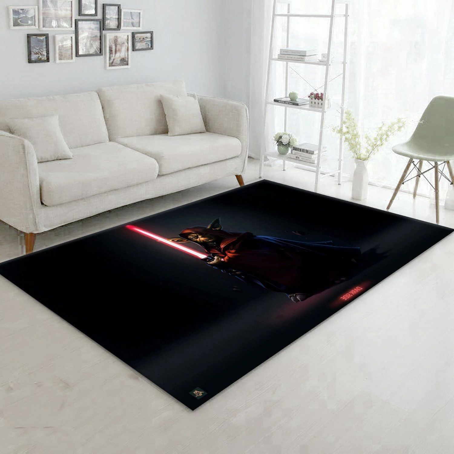 Baby Yoda Ver4 Area Rug Living Room Rug Home Decor Floor Decor - Indoor Outdoor Rugs