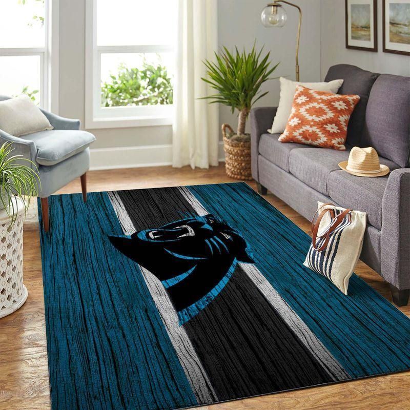 Carolina Panthers Nfl Rug Room Carpet Sport Custom Area Floor Home Decor V1 - Indoor Outdoor Rugs