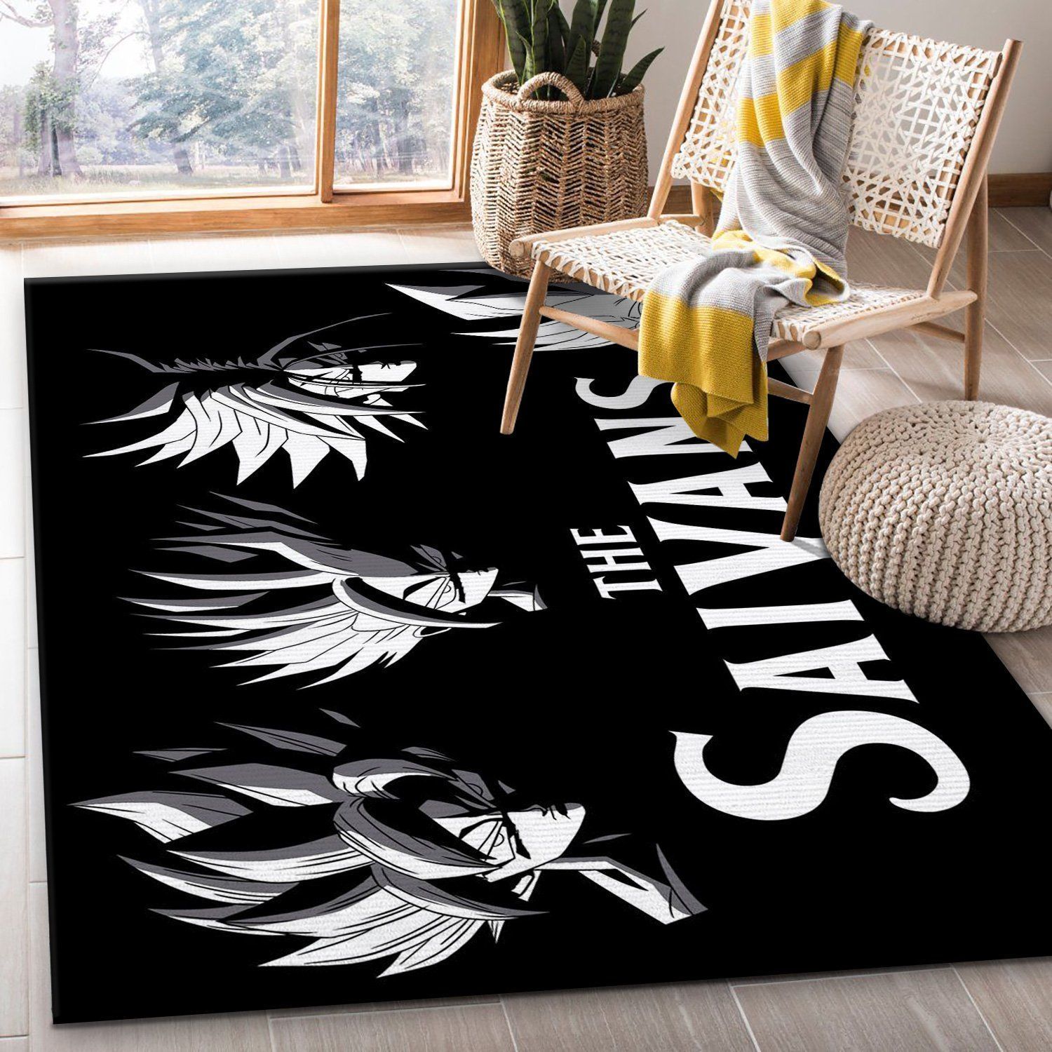 The Saiyans Area Rug Carpet, Living Room Rug, Family Gift US Decor - Indoor Outdoor Rugs