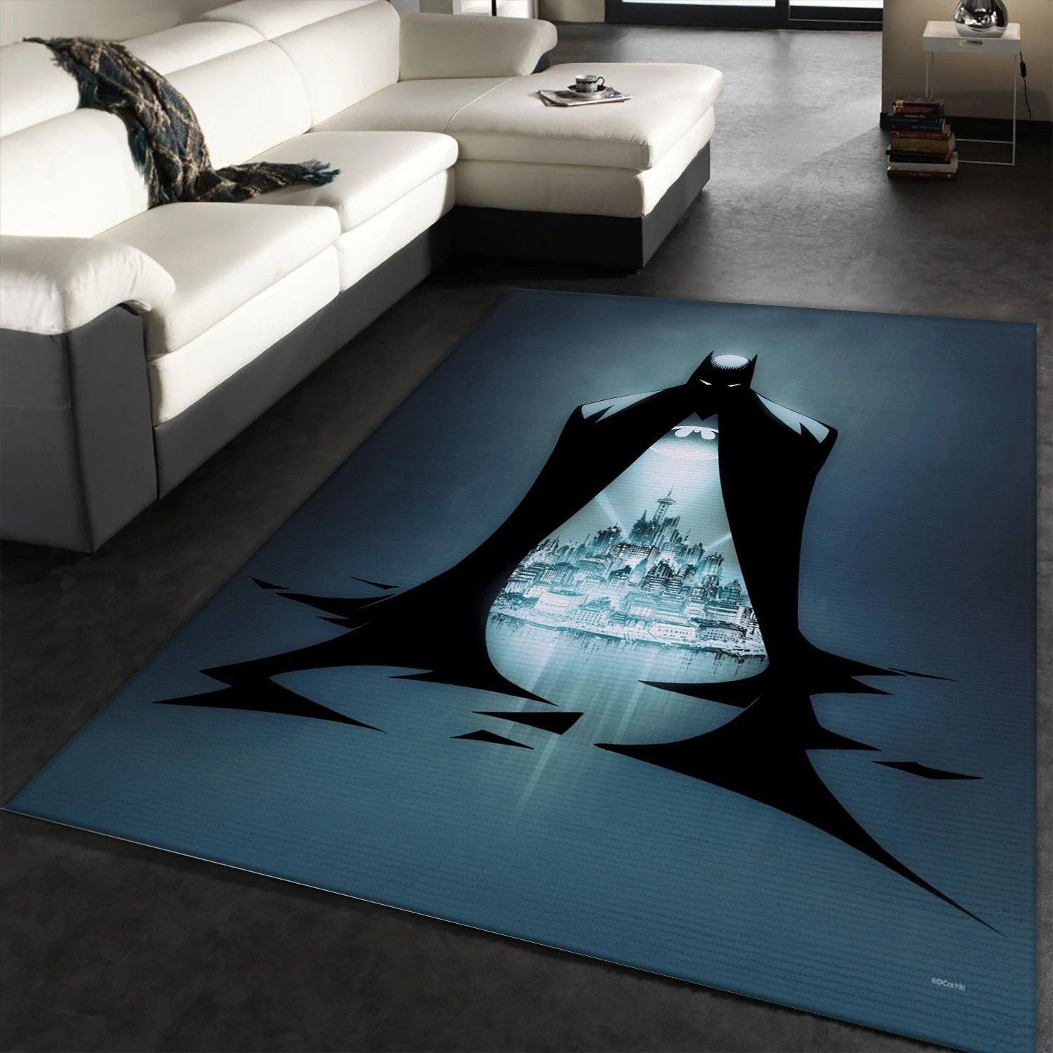 Gotham Protector By Greg Capullo Area Rug Carpet, Gift for fans, Family Gift US Decor - Indoor Outdoor Rugs