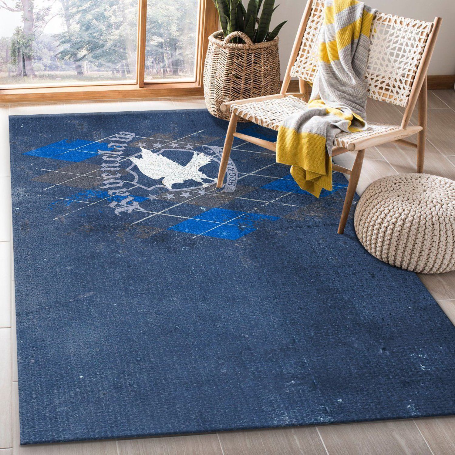 Ravenclaw Harry Potter Area Rug Floor Decor The US Decor - Indoor Outdoor Rugs