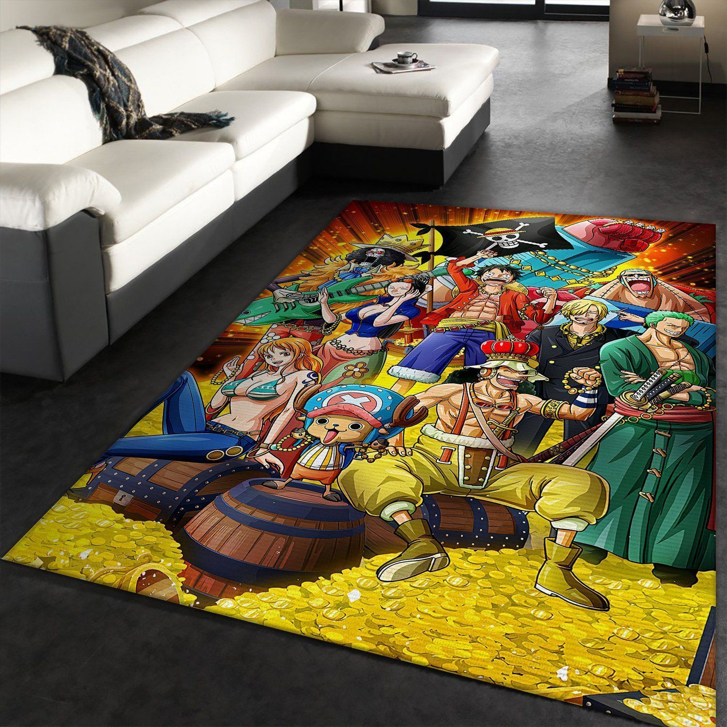 One Piece Anime Movies Area Rugs Living Room Carpet Floor Decor The US Decor - Indoor Outdoor Rugs