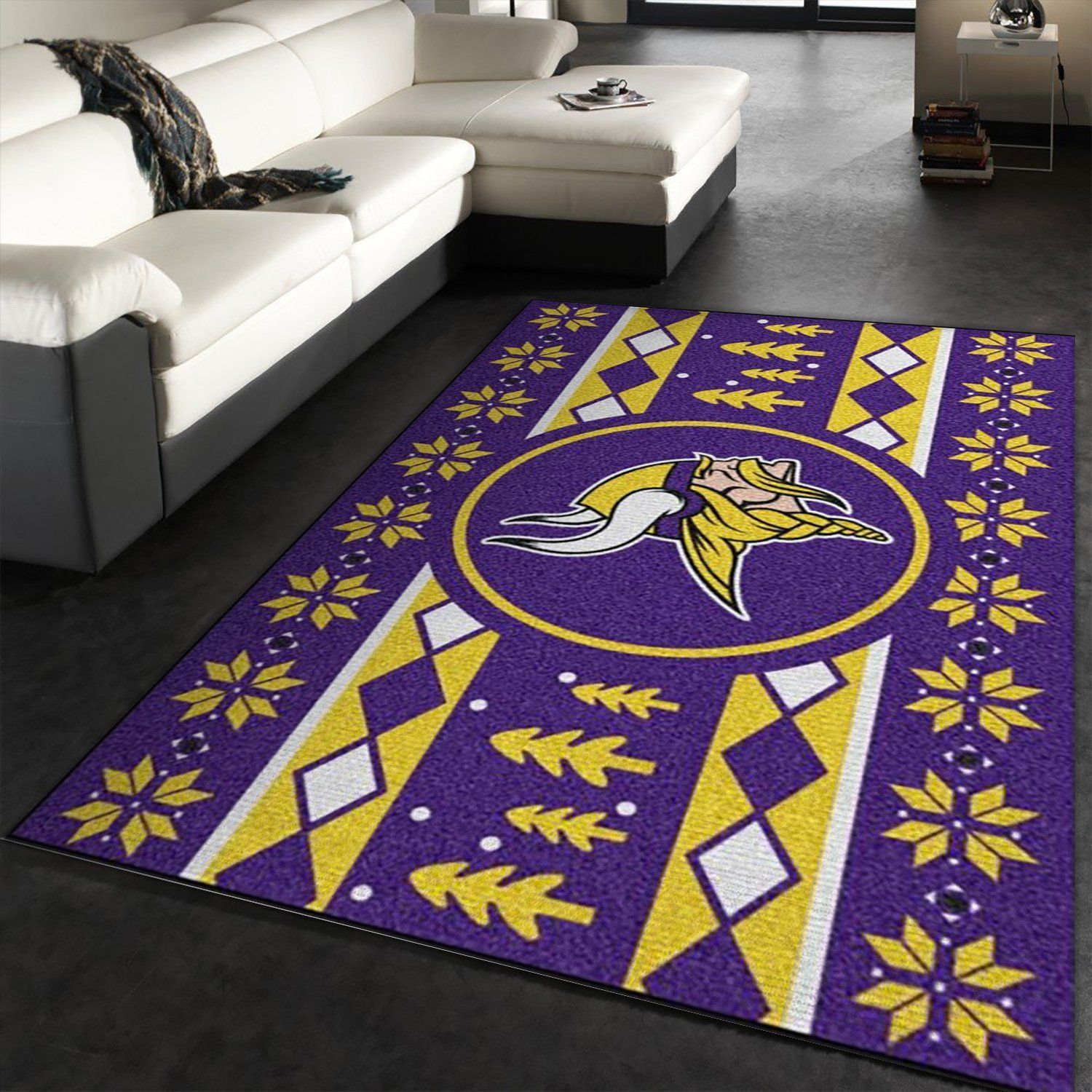 Minnesota Vikings Nfl Area Rug Carpet, Living Room Rug, Christmas Gift US Decor - Indoor Outdoor Rugs