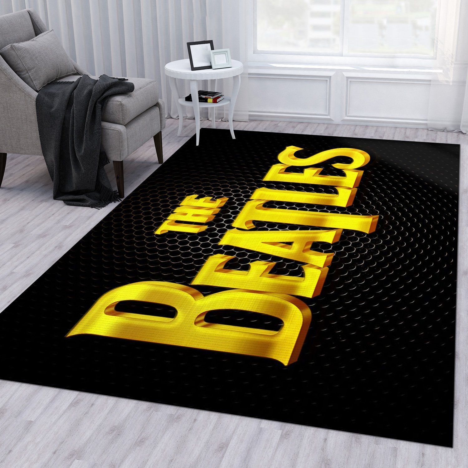 The Beatles Golden 3d Area Rug For Christmas Living Room Rug Home Decor Floor Decor - Indoor Outdoor Rugs