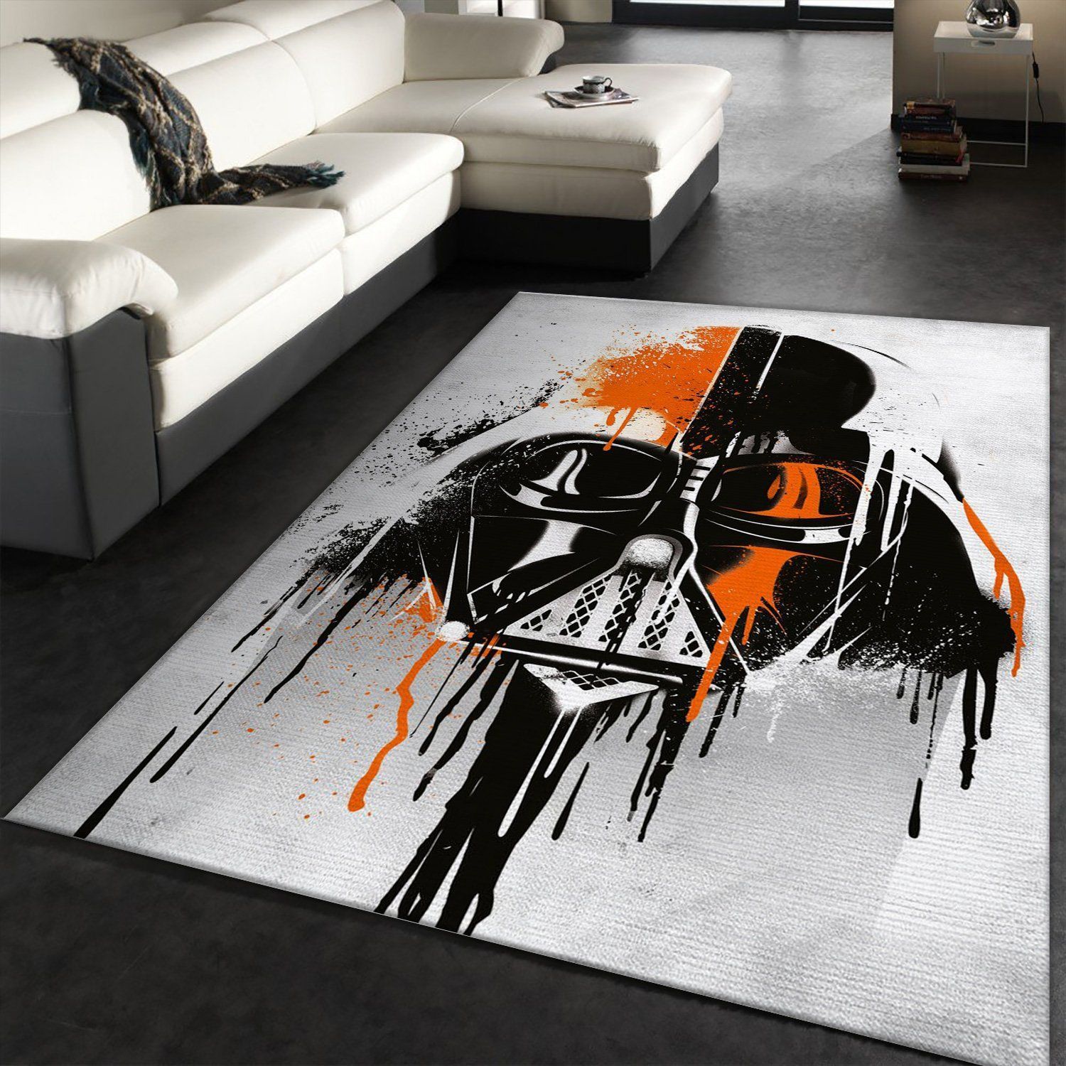 Vader Banksy Star Wars Movie Rug Star Wars Visions Of Darth Vader Rug US Gift Decor - Indoor Outdoor Rugs