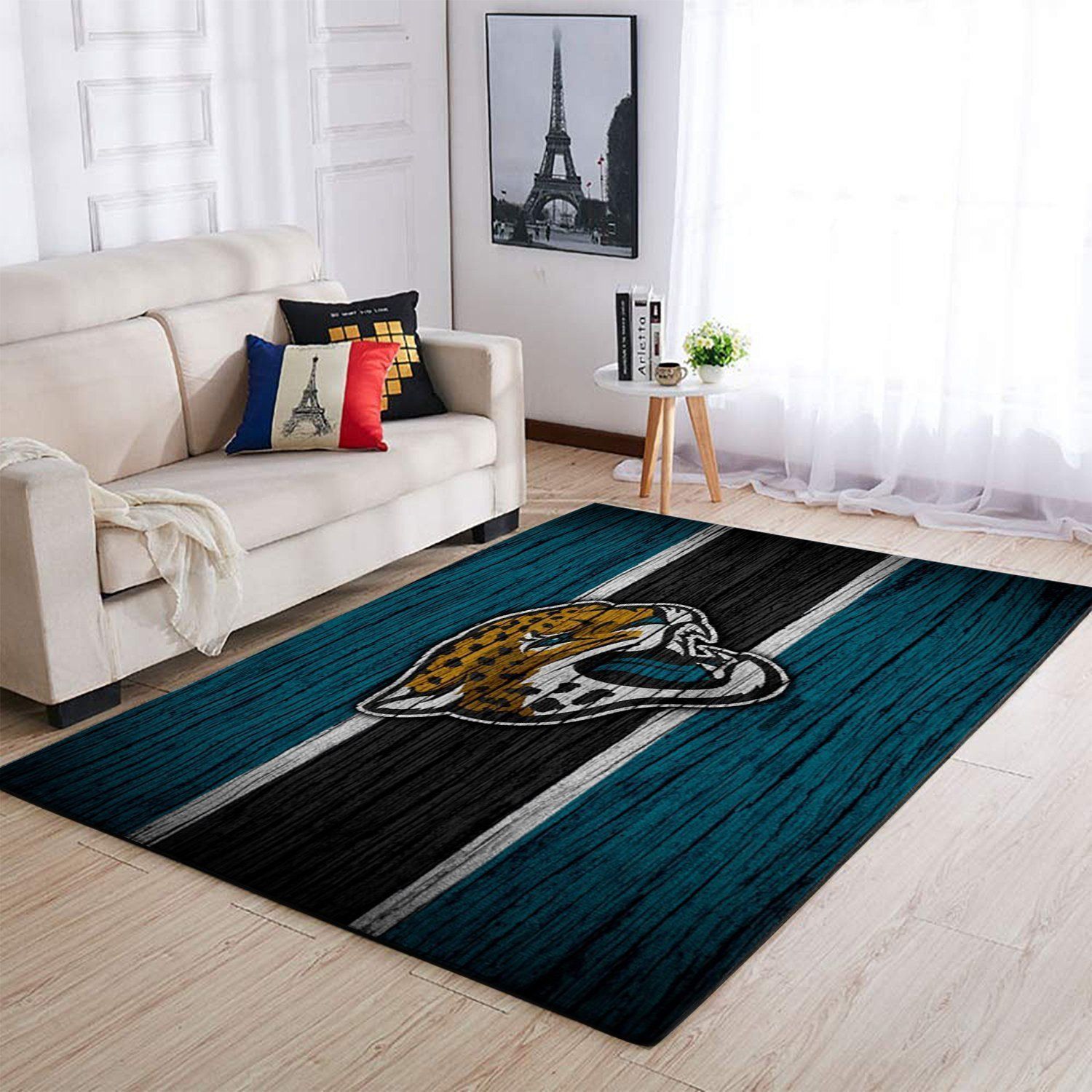 Jacksonville Jaguars Area Rug Nfl Football Floor Decor - Indoor Outdoor Rugs