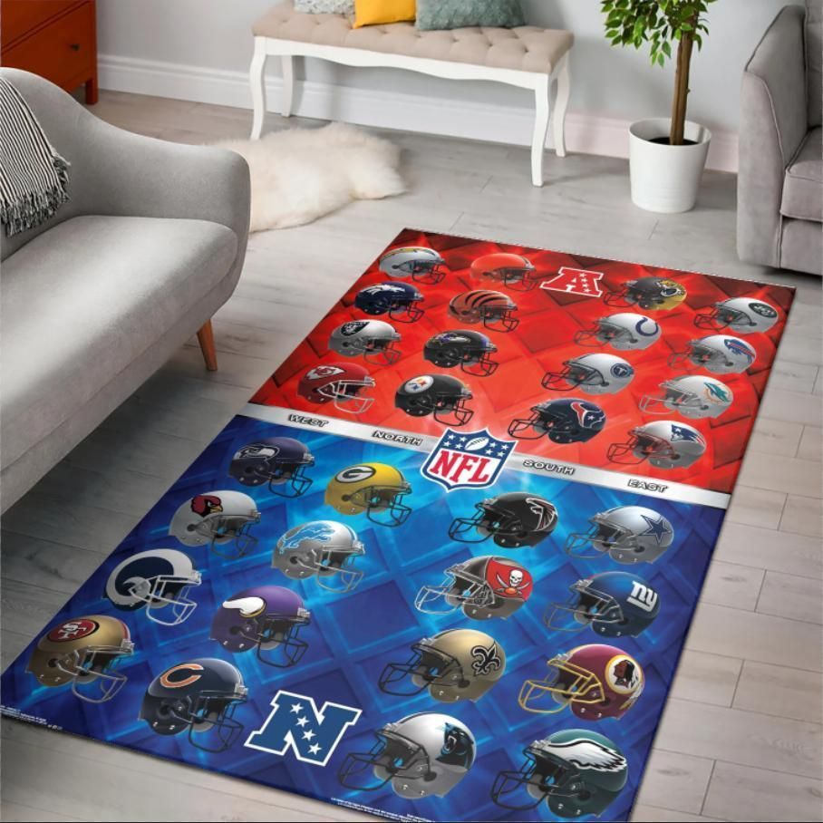 Nfl Team Area Rug Rugs For Living Room Rug Home Decor - Indoor Outdoor Rugs