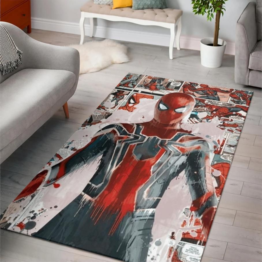 Marvel Spider Man Area Rug Rugs For Living Room Rug Home Decor - Indoor Outdoor Rugs