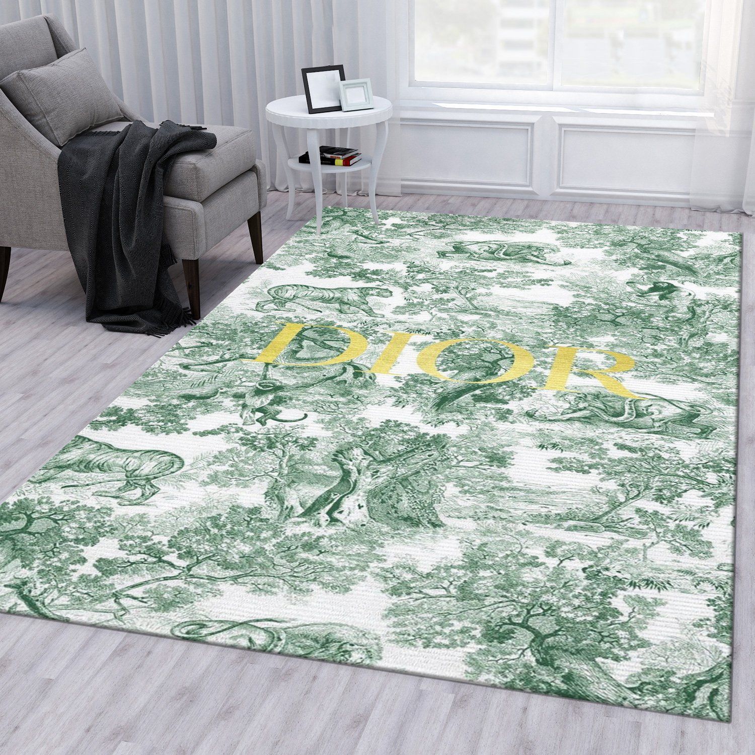 Dior Area Rug Living Room Rug US Gift Decor - Indoor Outdoor Rugs