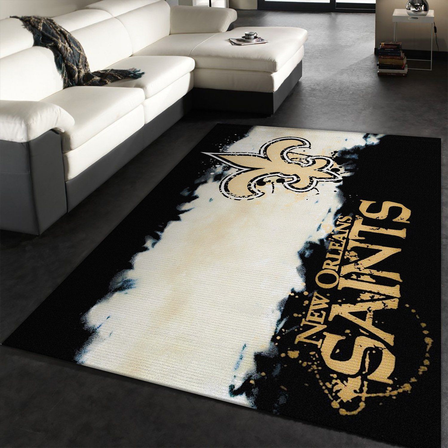 New Orleans Saints Fade Area Rugs Living Room Carpet Floor Decor The US Decor - Indoor Outdoor Rugs