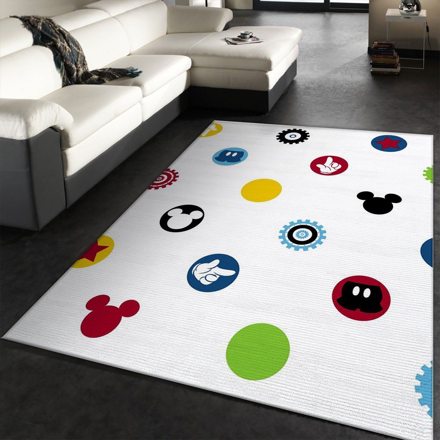 Disney Mickey Mouse Area Rug, Kitchen Rug, Christmas Gift US Decor - Indoor Outdoor Rugs