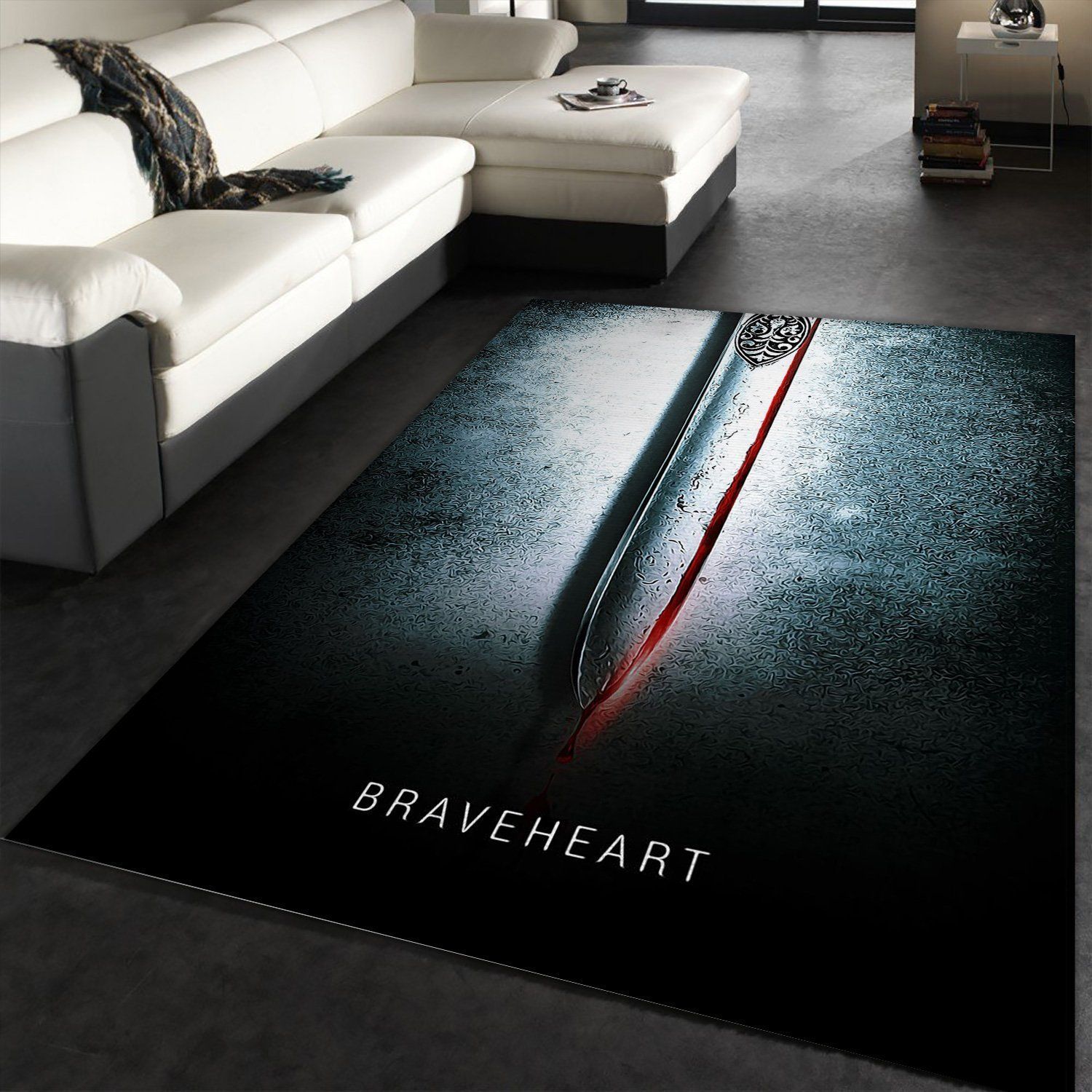 Braveheart Area Rug Movie Rug Home US Decor - Indoor Outdoor Rugs