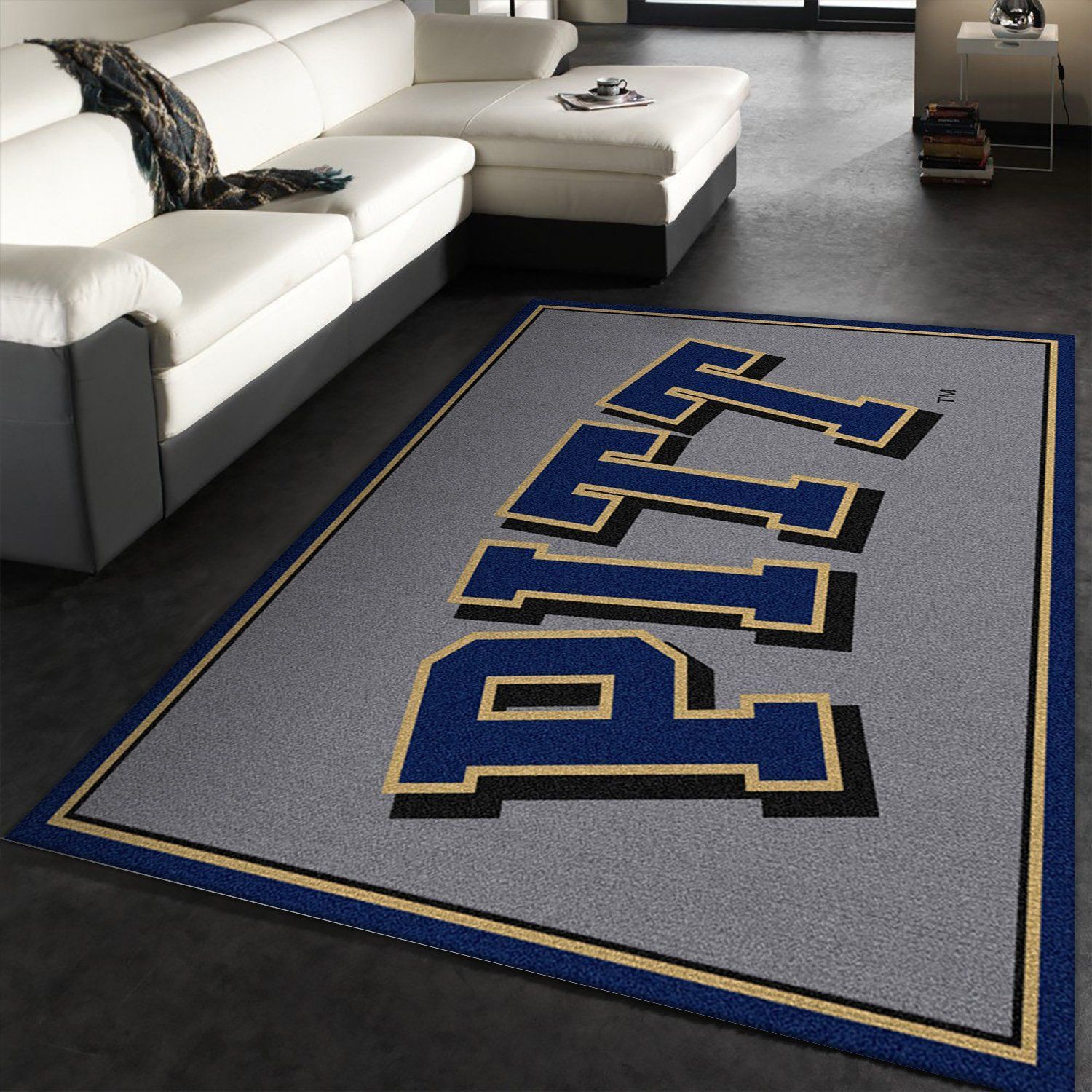 College Spirit Pittsburgh Sport Area Rug For Christmas Team Logo Home Decor Floor Decor - Indoor Outdoor Rugs